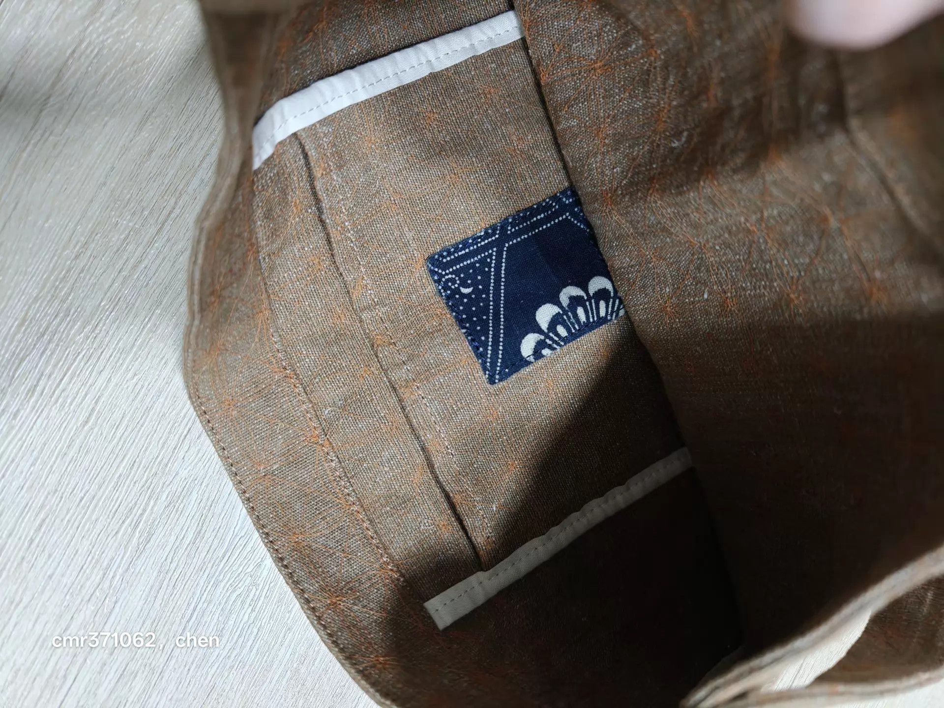 Visvim visvim 16 ICT Musette Canvas Sashiko Asanoha Light Brown NWT Size ONE SIZE - 6 Thumbnail