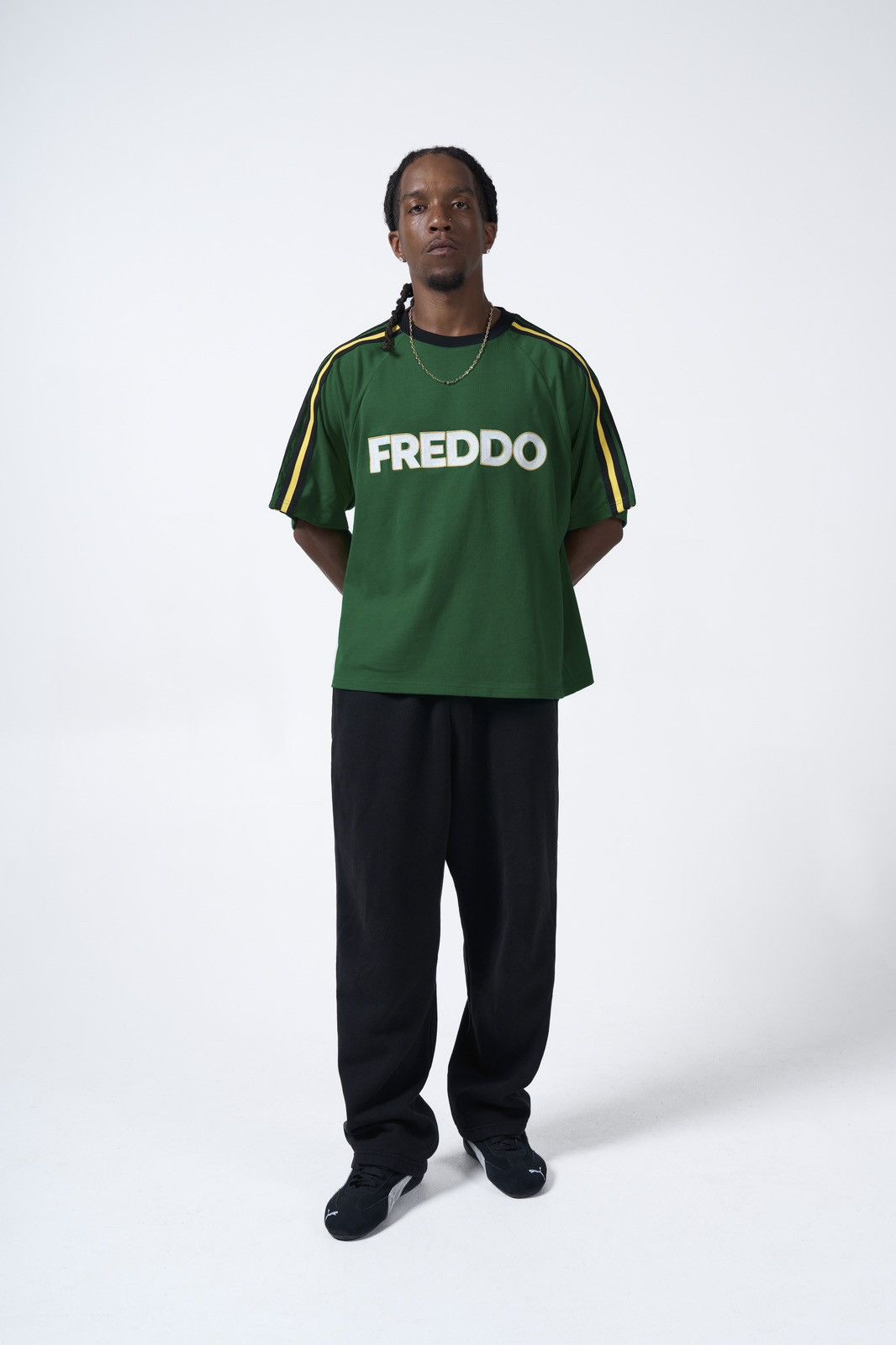 Other Freddo Green Ralgan stripe tee Size US L / EU 52-54 / 3 - 3 Thumbnail