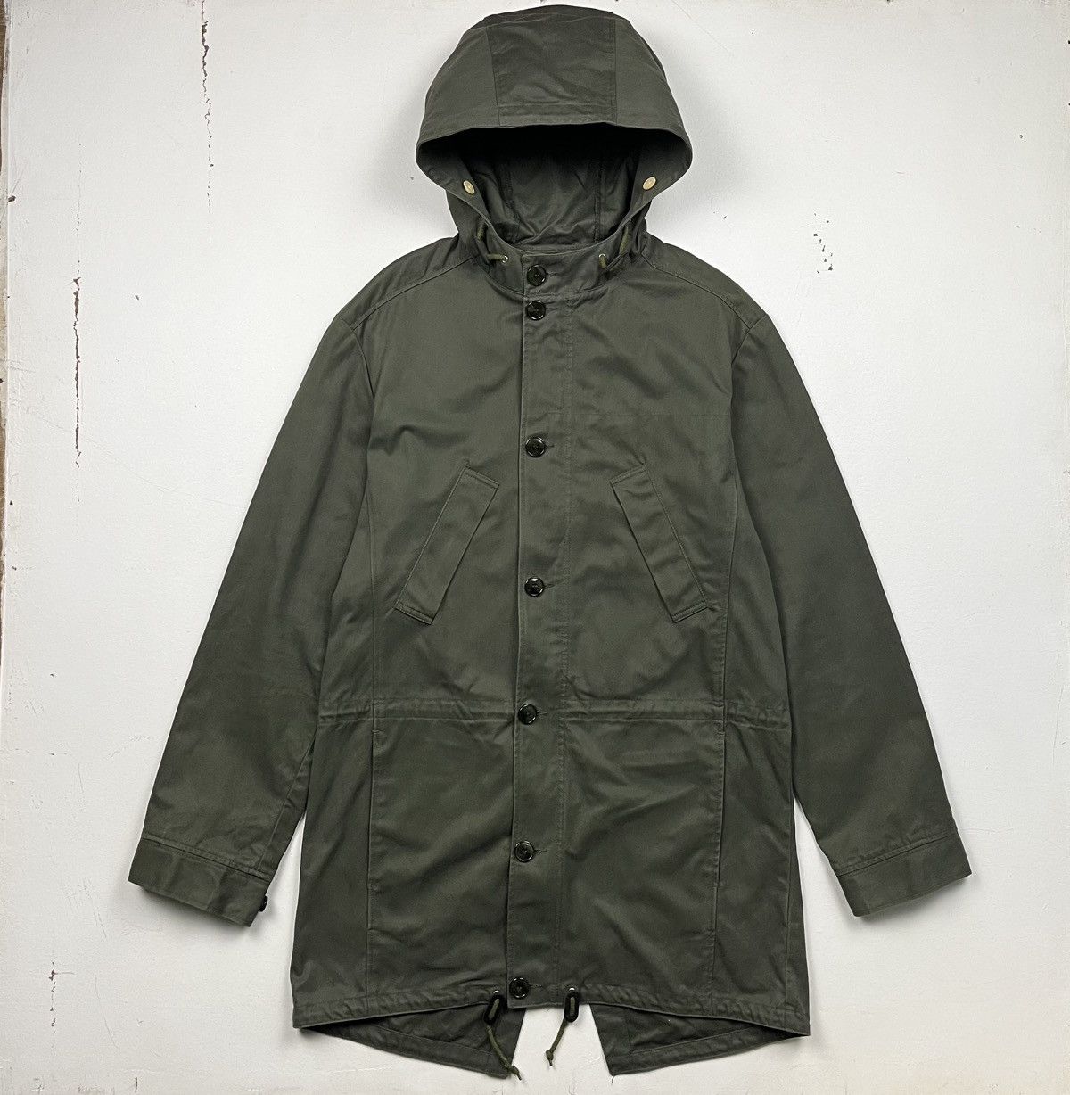 A.P.C. Vintage Fishtail Parka – Olive Green