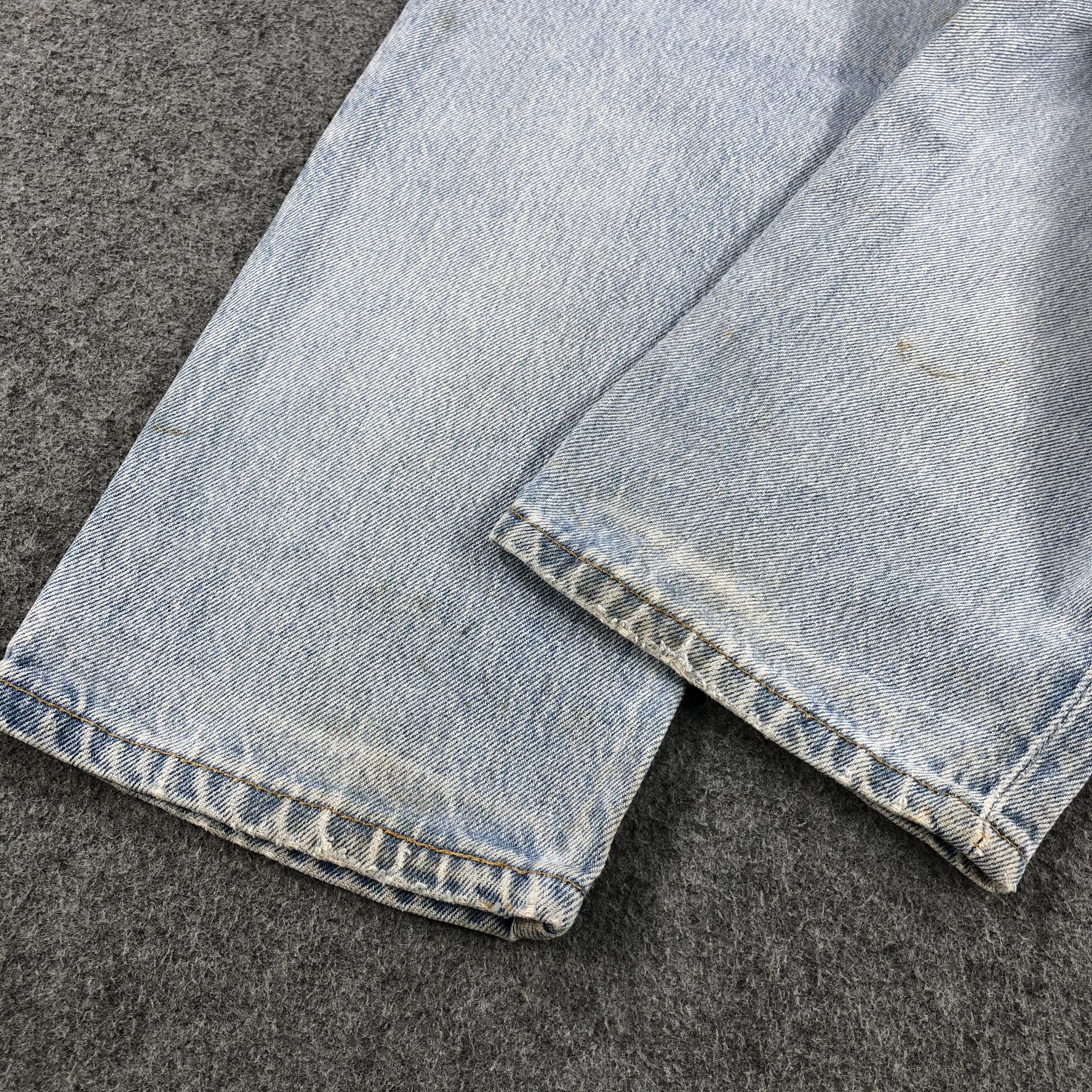 Levi's Vintage 90s Light Wash Levis 501 Jeans-J1478 Size US 28 / EU 44 - 6 Thumbnail