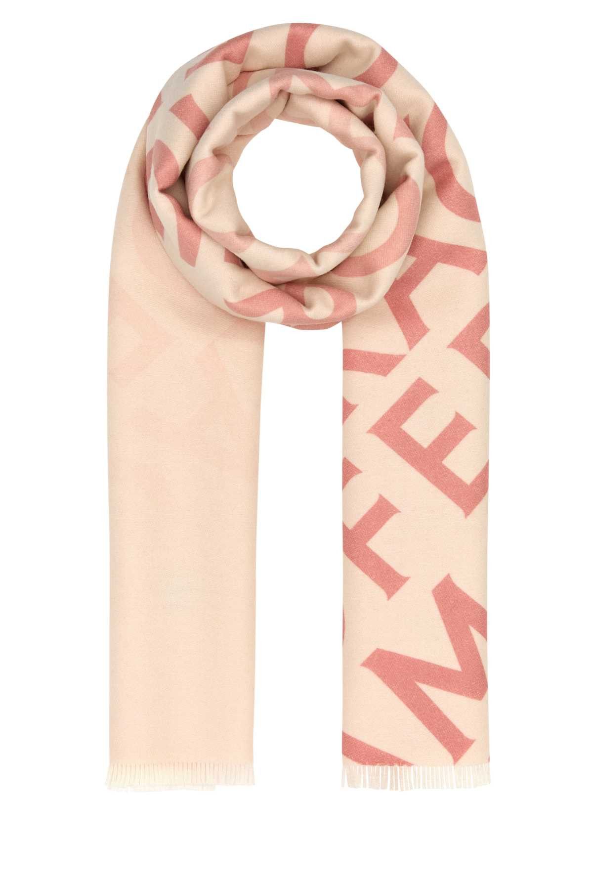 Salvatore Ferragamo Embroidered Wool Blend Reversible Scarf Size ONE SIZE - 1 Thumbnail