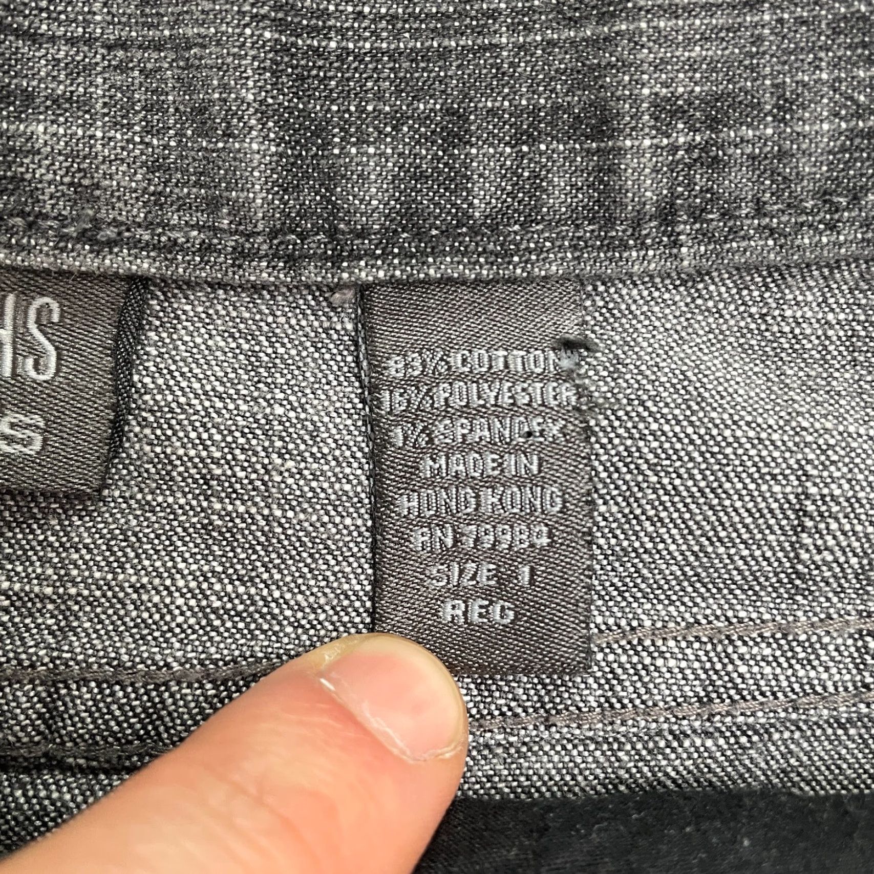Vintage Chico's Womens Jeans Capri Denim Black High Rise 30x19 Casual Straight Size 30" / US 8 / IT 44 - 6 Thumbnail