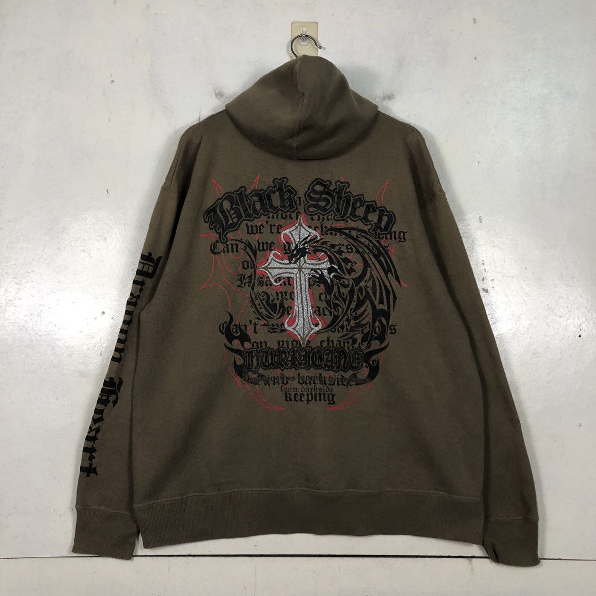 Japanese Brand 📌Vintage Zipper Hoodie Jacket Beaumere Punk Design Backhit Size US L / EU 52-54 / 3 - 10 Thumbnail