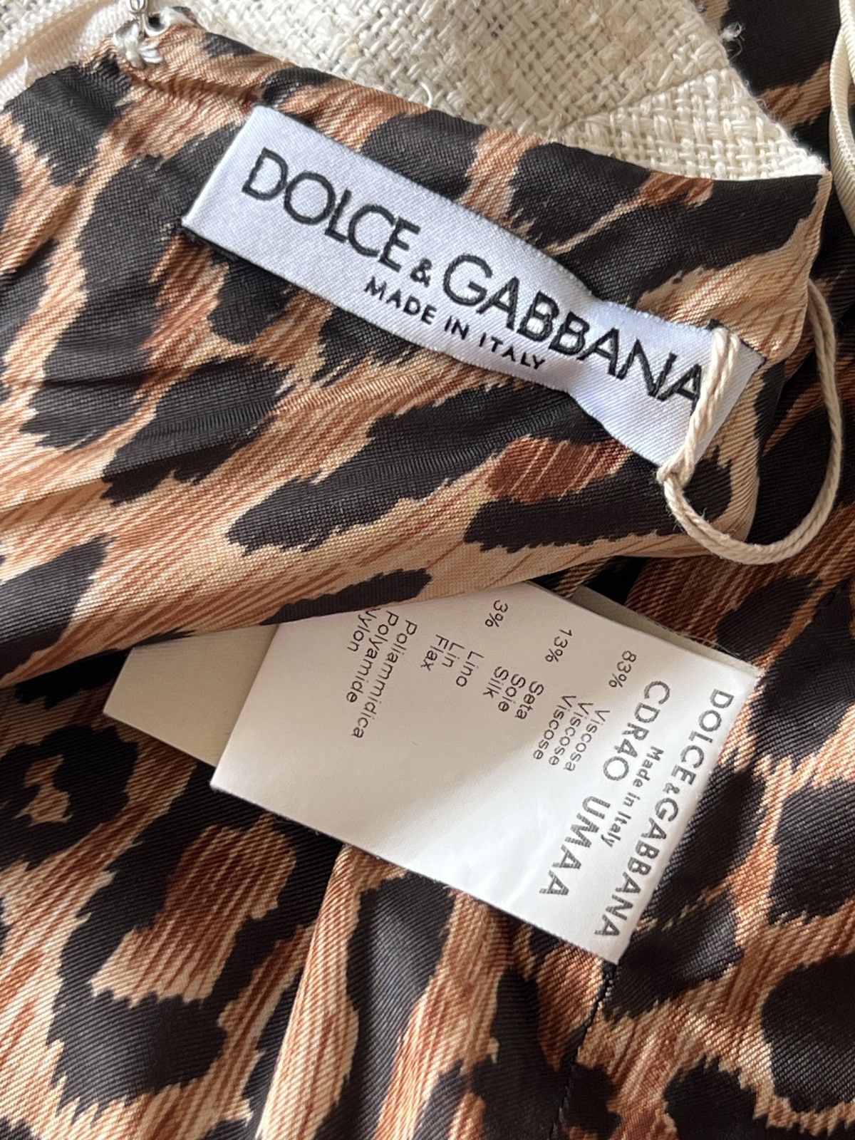 Dolce & Gabbana Dolce & Gabbana linen dress Size S / US 4 / IT 40 - 10 Thumbnail