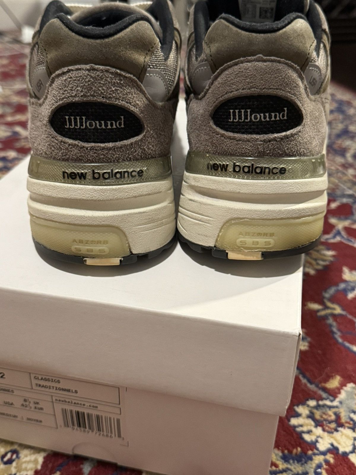 JJJJound × New Balance New Balance x Jjjjound 992 Grey Size US 9 / EU 42 - 13 Thumbnail