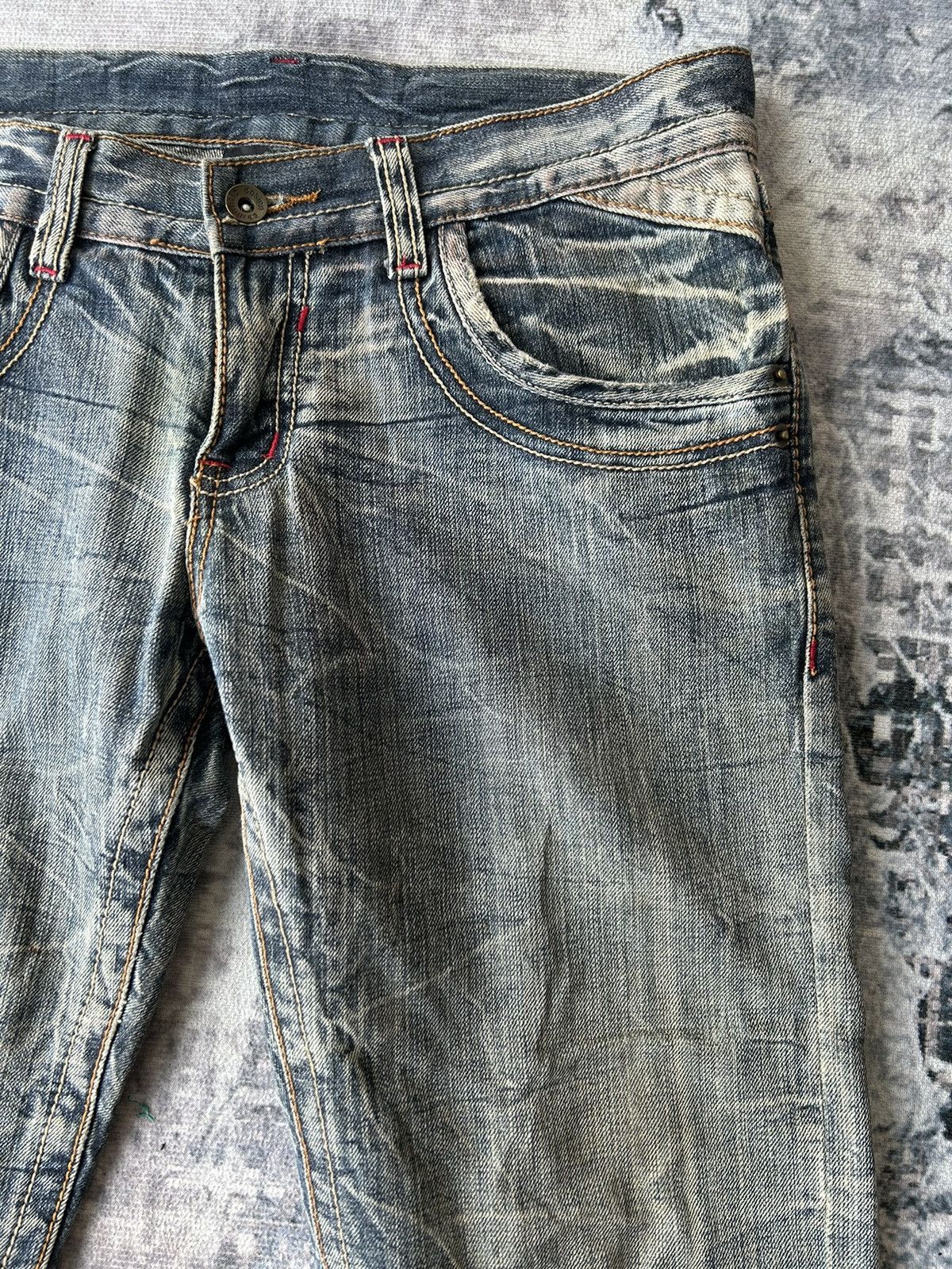 If Six Was Nine Semantic Design Bootcut Jeans Size US 32 / EU 48 - 10 Thumbnail