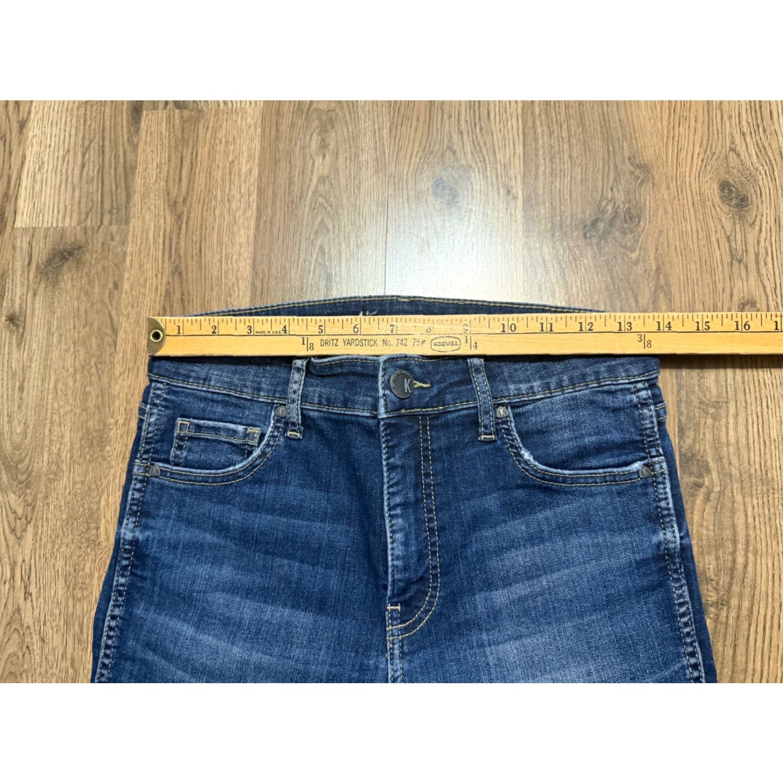 Vintage KUT from the Kloth Jeans, Women's Size 27, FAB AB Toothpick Skinny Mia High Rise Jeans Size 27" / US 4 / IT 40 - 5 Thumbnail