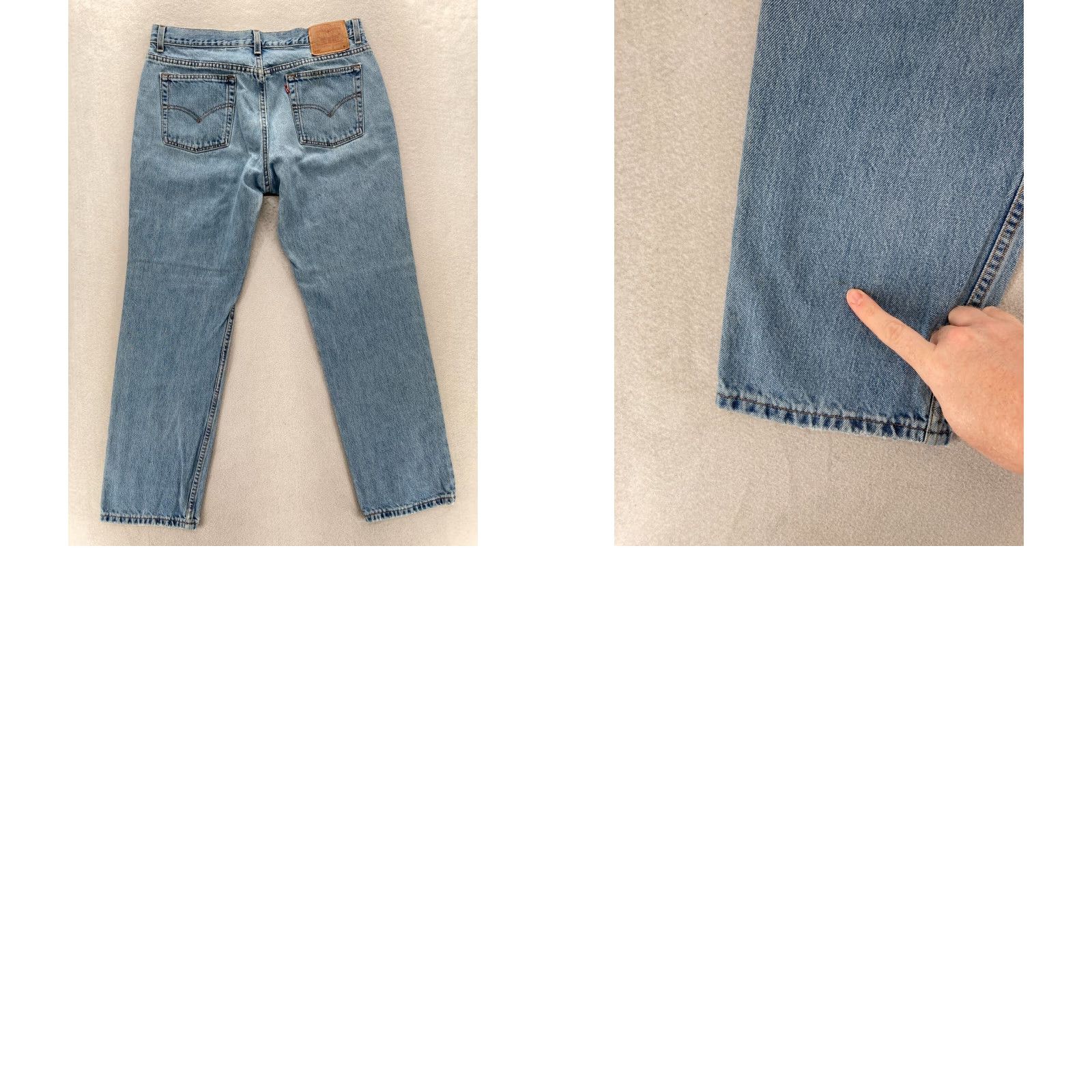 Levi's Vintage Levi's 505 Jeans Women 16 Mis Low Rise Straight Blue Denim 2001 USA Western Y2K 5-Pocket Design Size 38" / US 16 / IT 52 - 11 Thumbnail