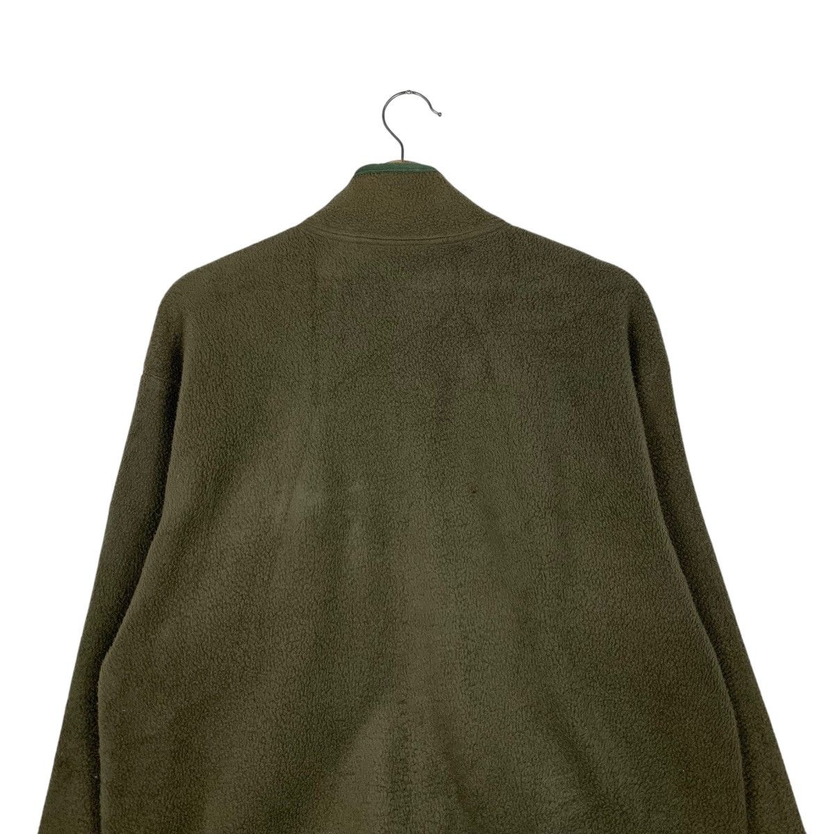 The North Face THE NORTH FACE Embroidery Logo Green Fleece Jacket #1847-C80 Size US M / EU 48-50 / 2 - 8 Thumbnail