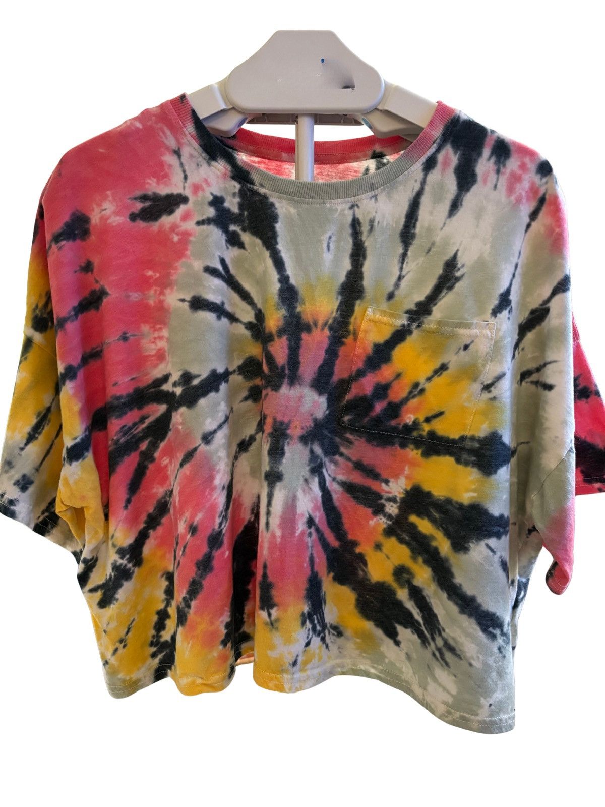 Other Super soft bright tie dye crop top large Size L / US 10 / IT 46 - 1 Thumbnail