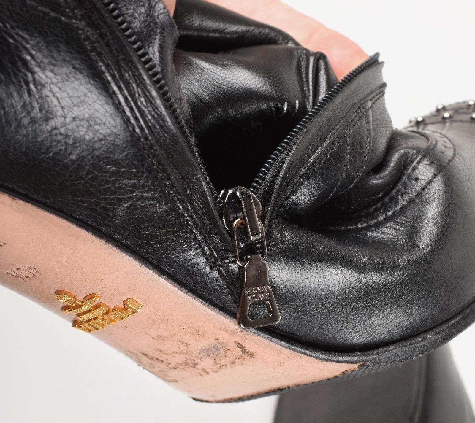 Prada Prada Women Shoes High Heels Size EUR40 ½, US 9 1/2 Size US 9.5 / IT 39.5 - 9 Thumbnail