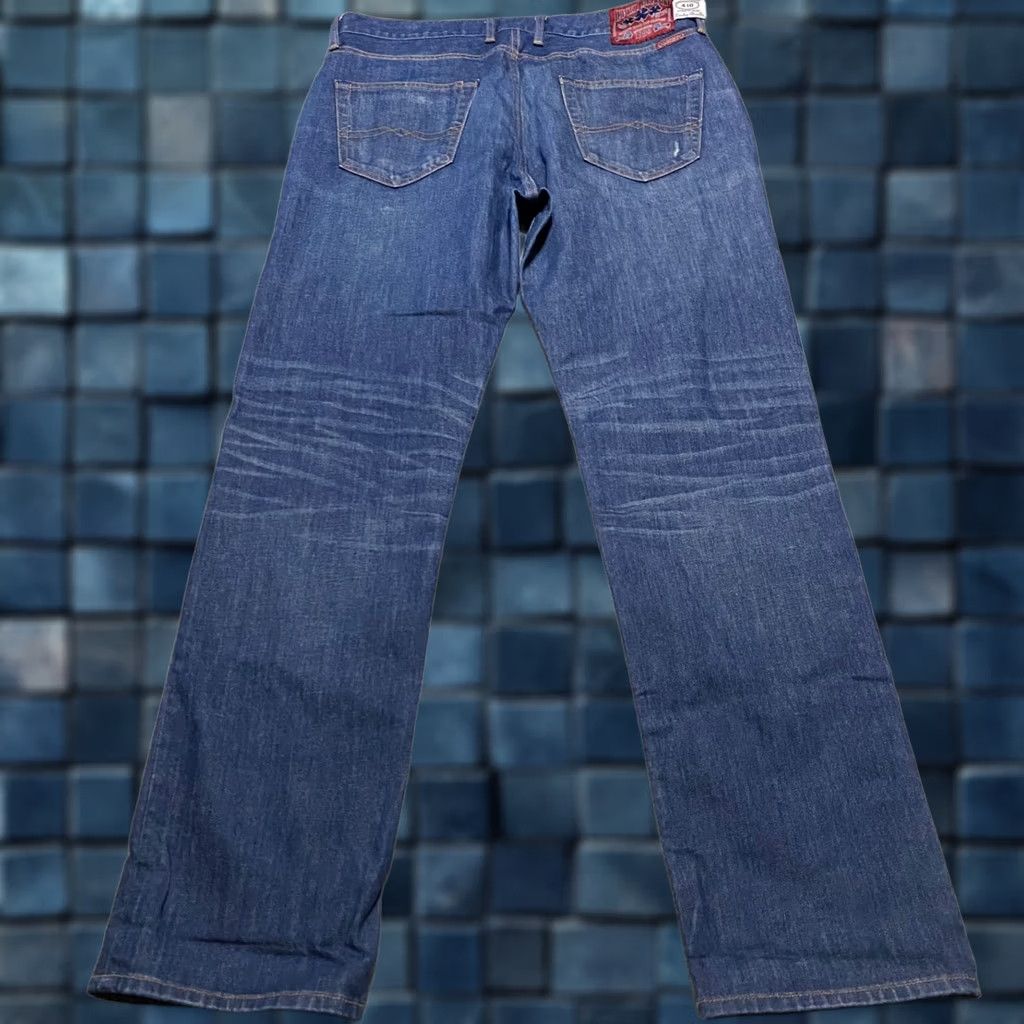 Lucky Brand Lucky Brand Jeans Mens 34 Athletic Straight Mid Rise Medium Wash Blue Cone Denim Size US 34 / EU 50 - 1 Thumbnail