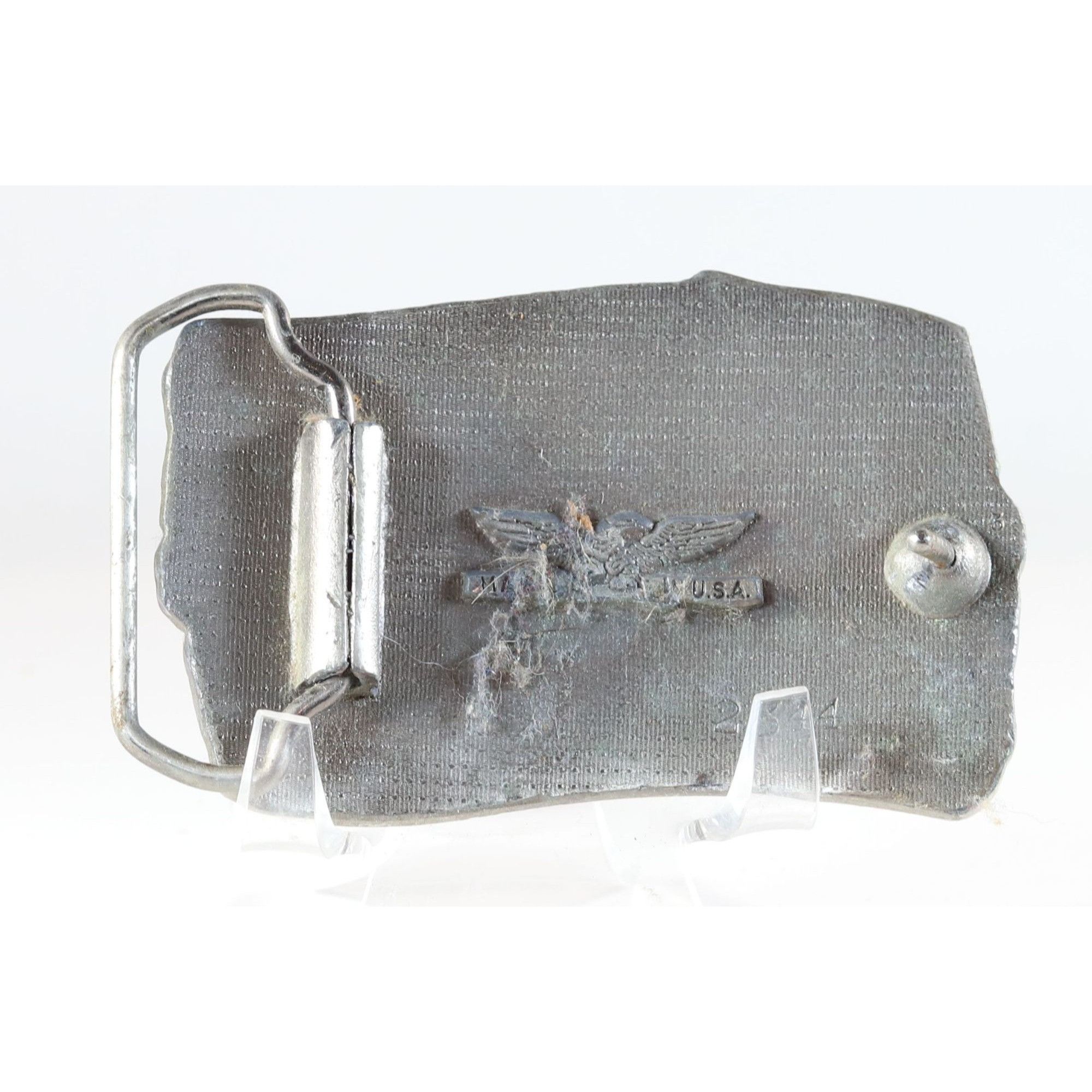 Vintage Belt Buckle Centennial 1886-1986 Liberty and Justice Solid M Size ONE SIZE - 2 Thumbnail