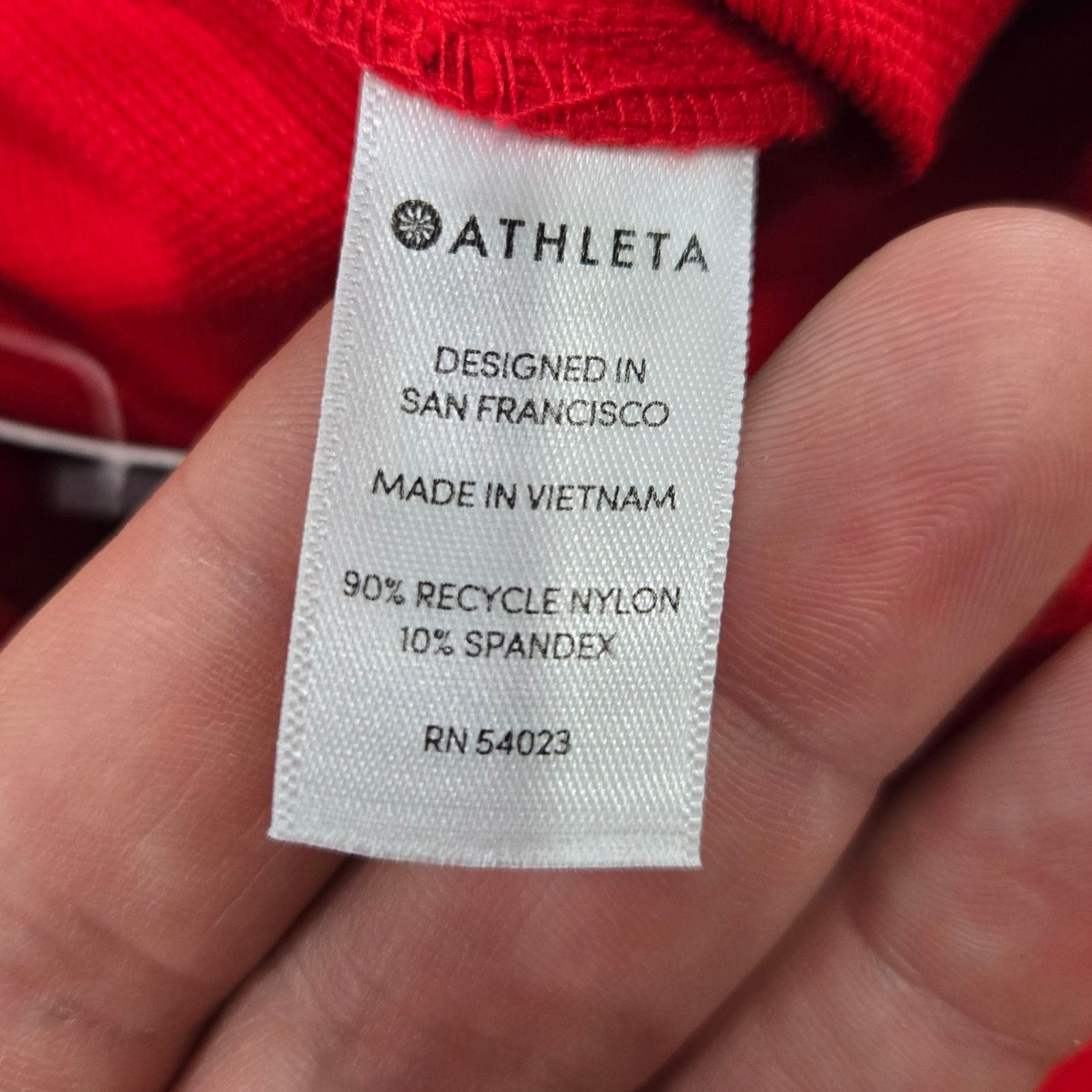 Athleta Athleta Wander Slim Red Work to Workout Pants Size 4 Size 27" / US 4 / IT 40 - 10 Thumbnail