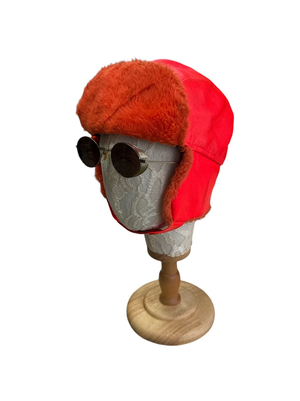 Vintage VINTAGE USHANKA SHEARLING TRAPPER EARFLAP HAT Size ONE SIZE - 4 Thumbnail