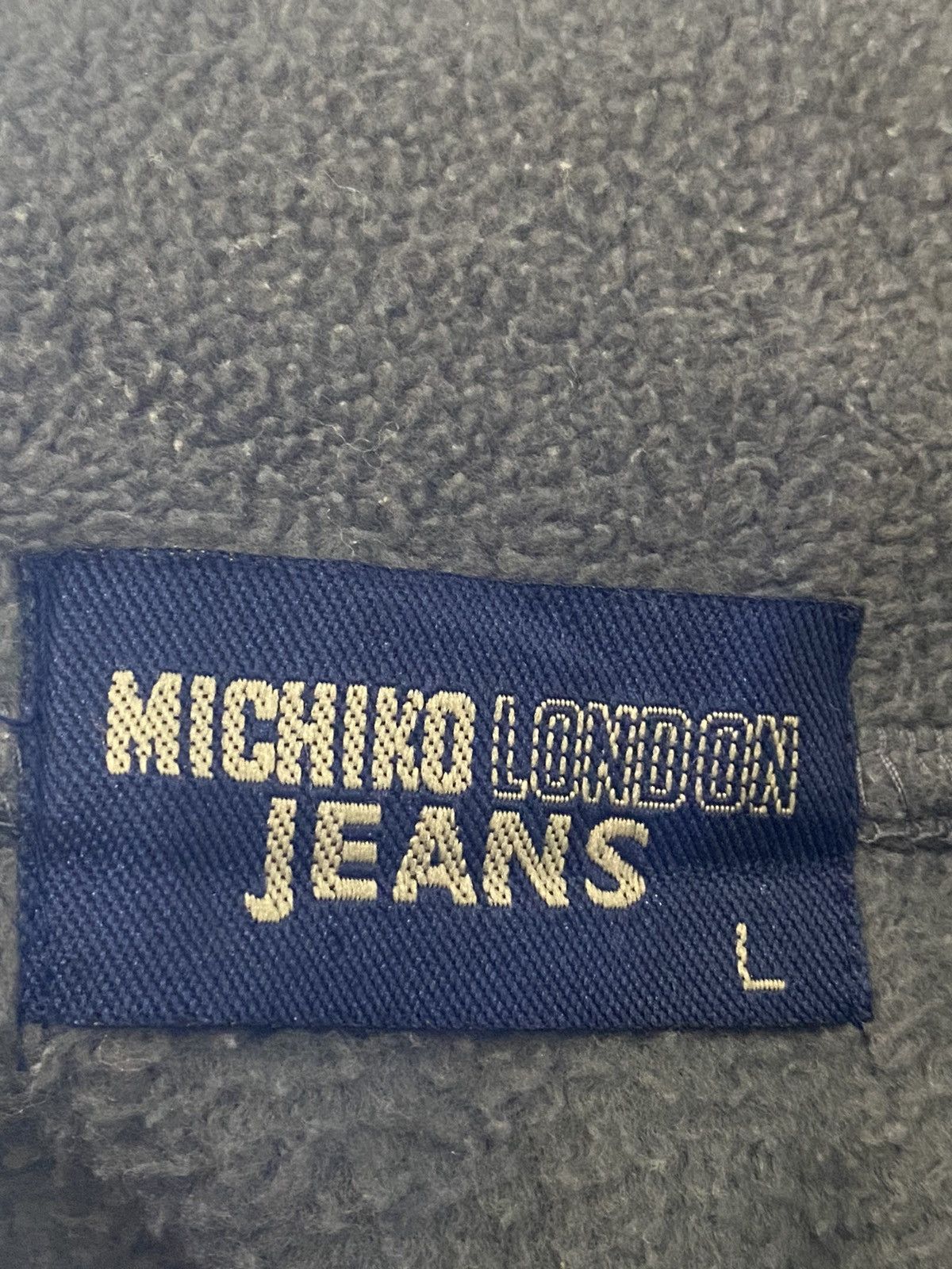 Michiko Koshino London Michiko London Jeans Fleece Jacket Size US L / EU 52-54 / 3 - 14 Thumbnail