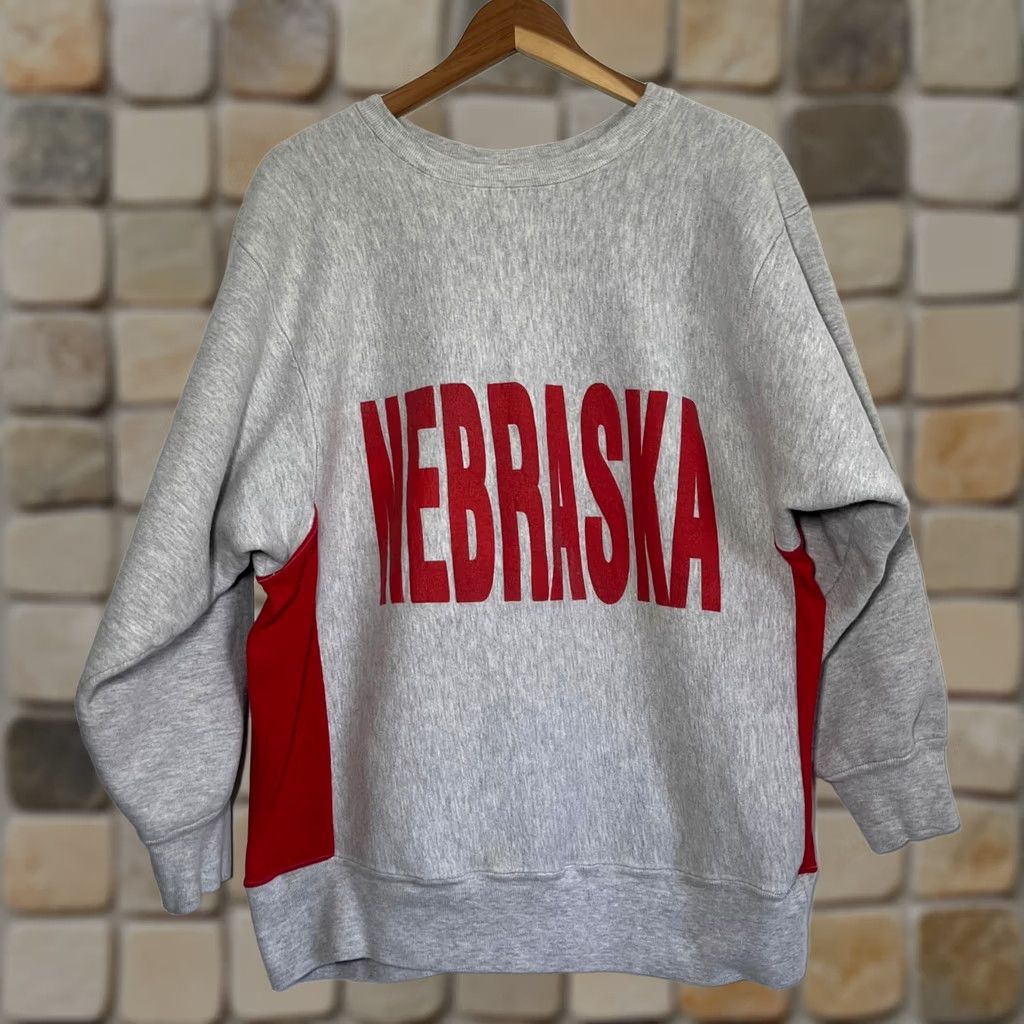 Vintage VINTAGE Desert Sportswear Sweatshirt 2XL Mens Gray 90s Nebraska Crewneck Solid Vintage USA Size US XXL / EU 58 / 5 - 1 Thumbnail