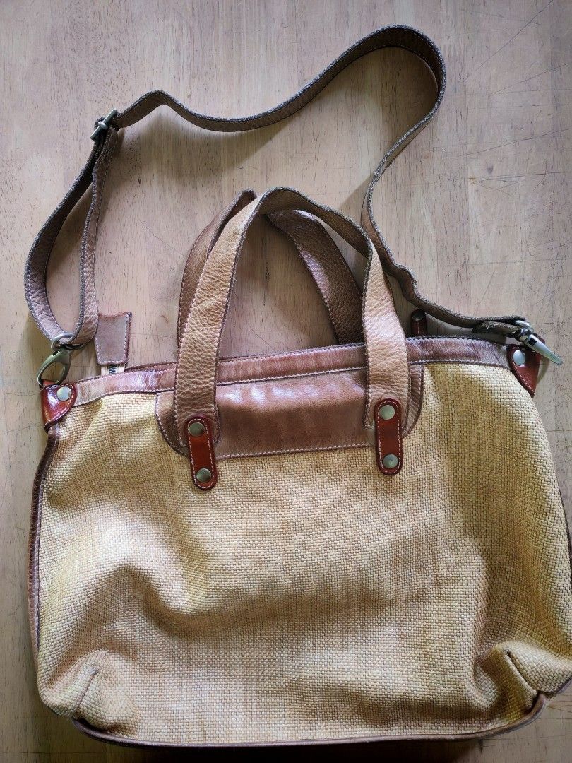 Other Vive La Différence Straw Leather Bag Made in Italy Size ONE SIZE - 1 Thumbnail