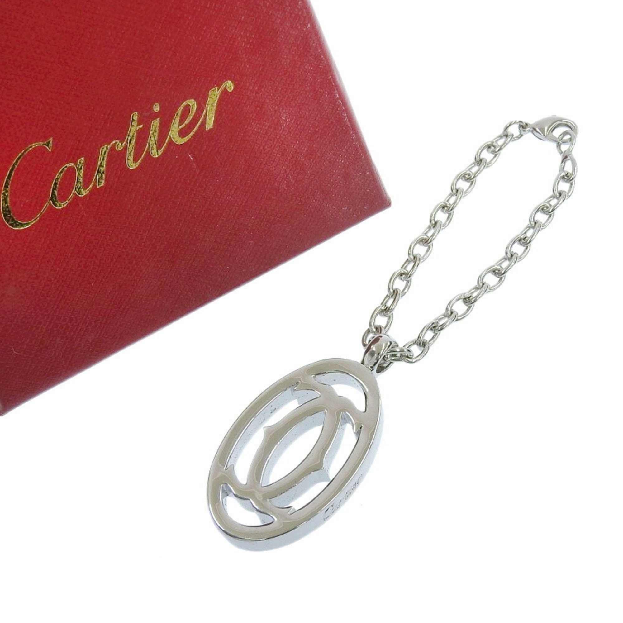 Cartier Cartier Decor 2C Motif Oval Key Ring Charm Size ONE SIZE - 1 Thumbnail
