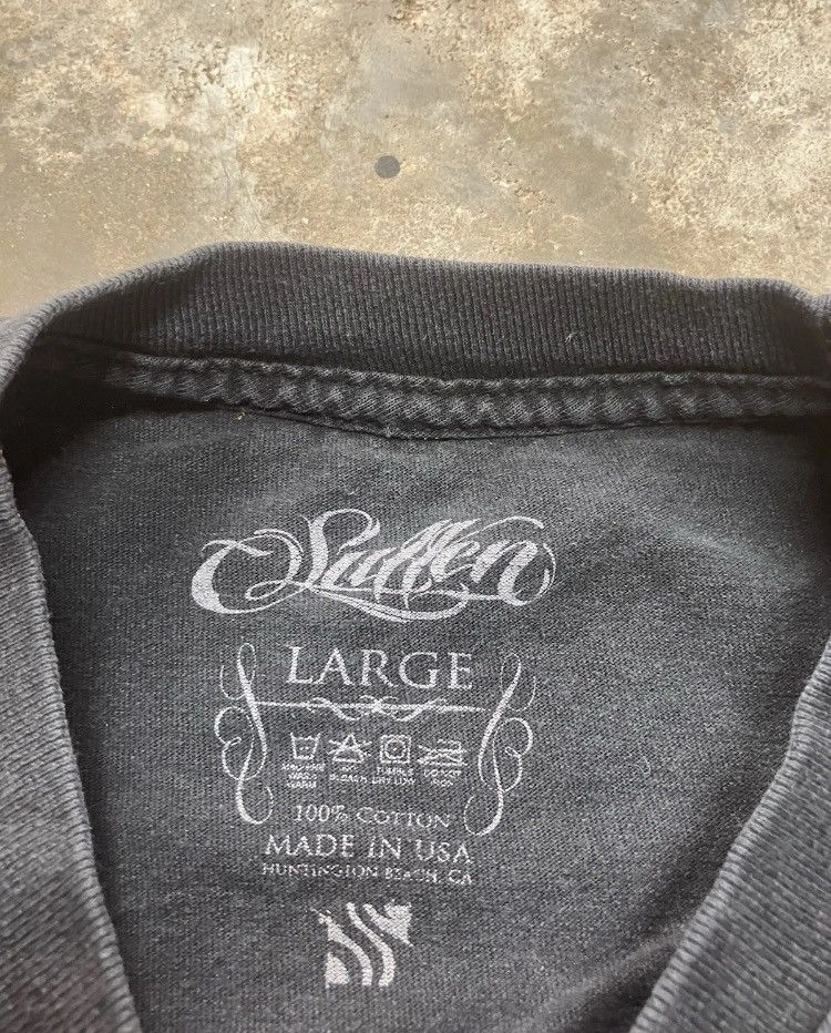 Famous Stars And Straps × Vintage Y2K Sullen Steve Soto Sugar Skull Tattoo Tee Shirt Size US L / EU 52-54 / 3 - 5 Thumbnail
