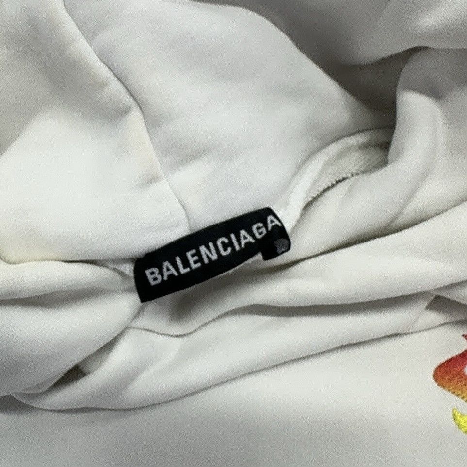Balenciaga Balenciaga Embroidered Paris Olympics Logo Oversized Hoodie Size US XXS / EU 40 - 5 Thumbnail