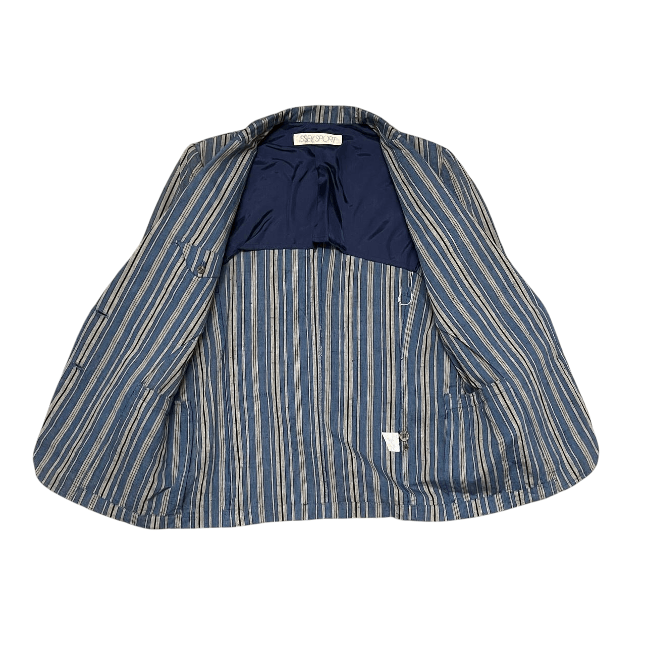 Issey Miyake Vintage Issey Sport Striped Blazer Jacket Size US S / EU 44-46 / 1 - 5 Thumbnail