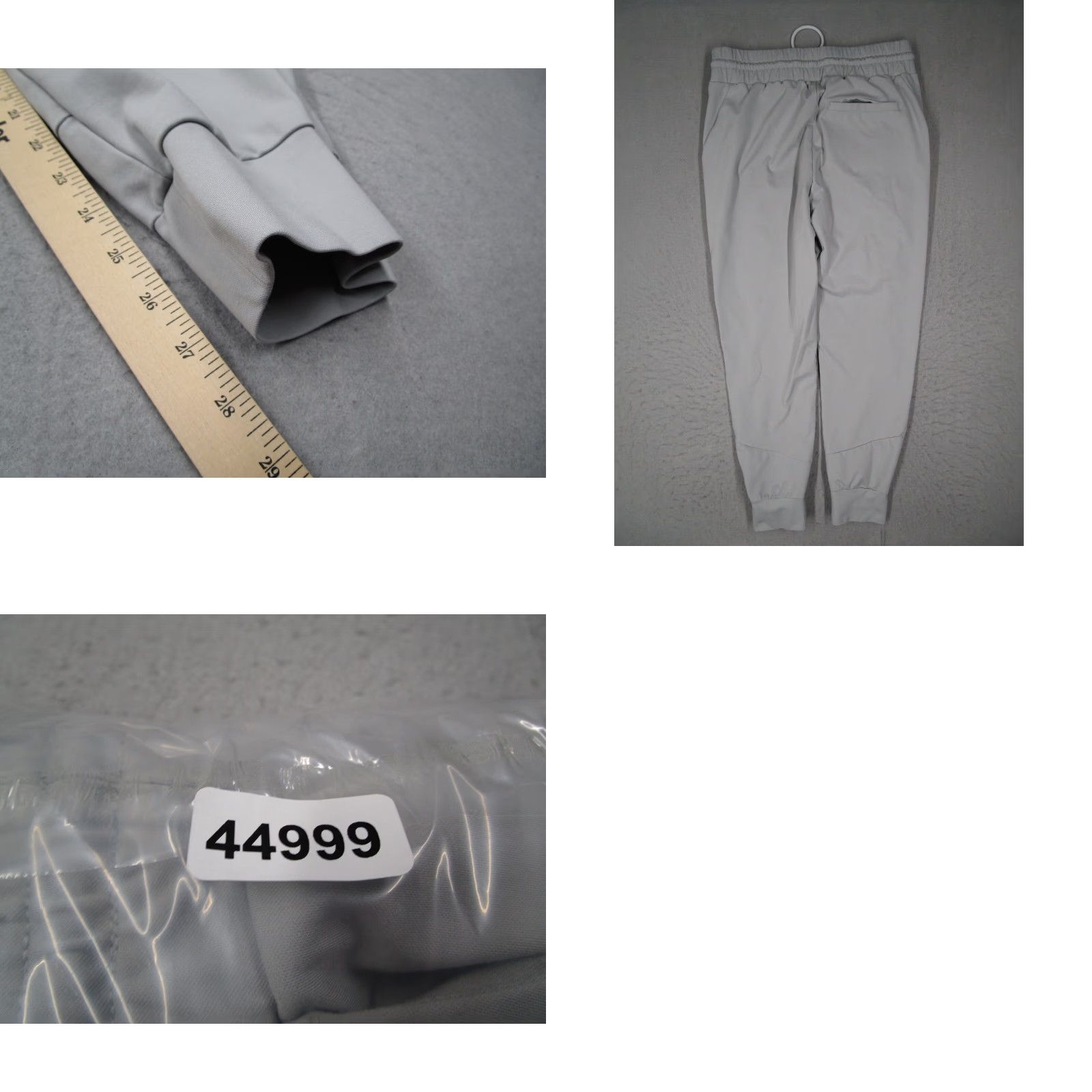 Asics Bylt Joggers Men's Medium Gray Tapered Athletic Pants with Pockets | Premium Basics Activewear Size US 31 - 8 Thumbnail