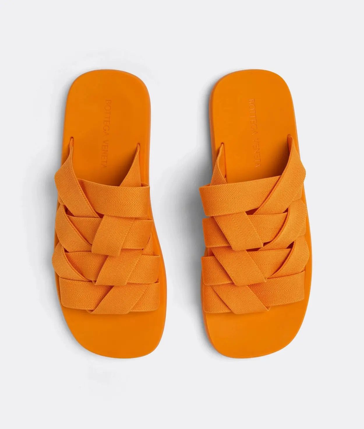 Bottega Veneta o1loc1c0724 651402 Plat Mule in Tangerine Size US 12 / EU 45 - 2 Thumbnail