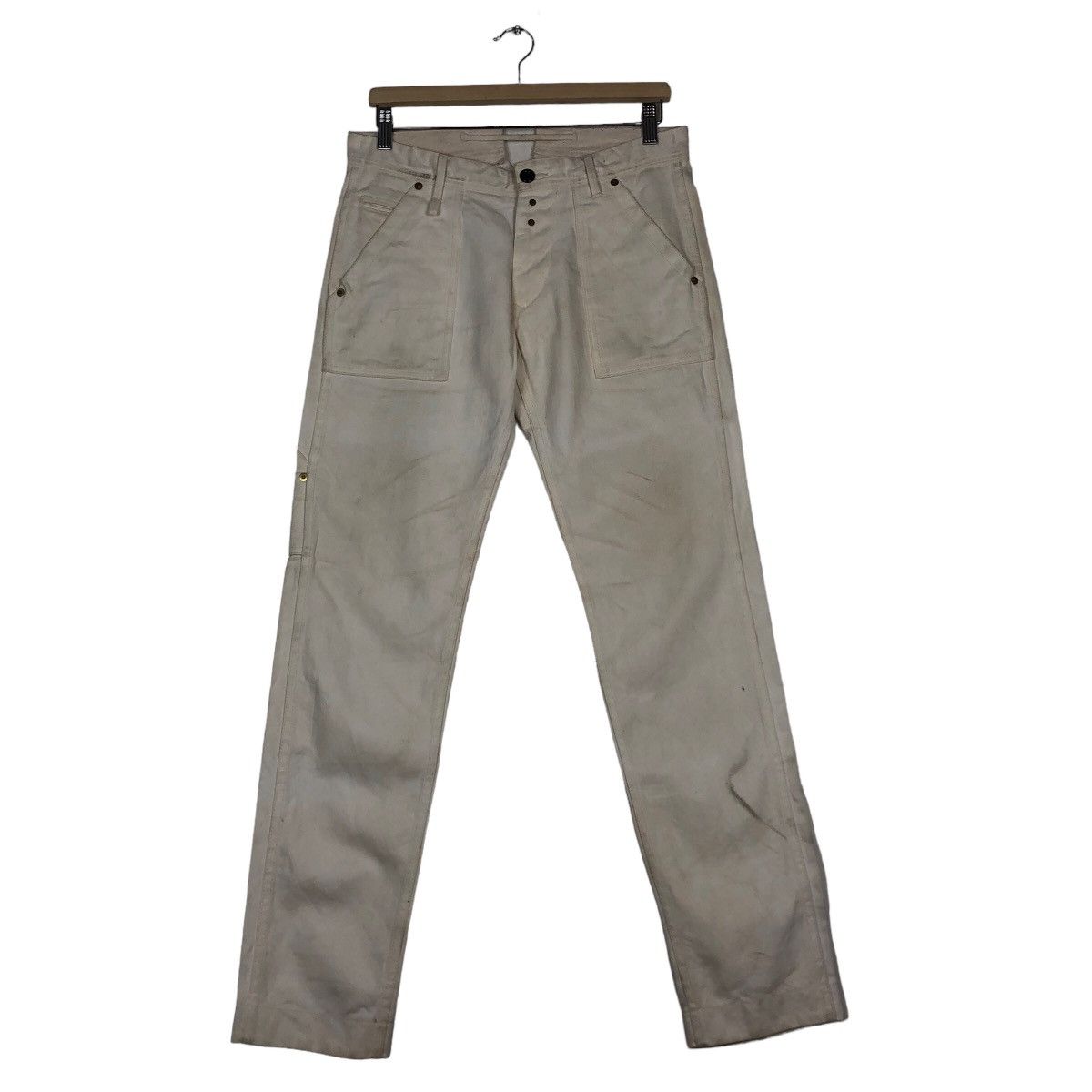 Japanese Brand 🔥Vintage Bush Pants Denim Chore LeFrude Japan Issey Miyake Size US 32 / EU 48 - 1 Thumbnail