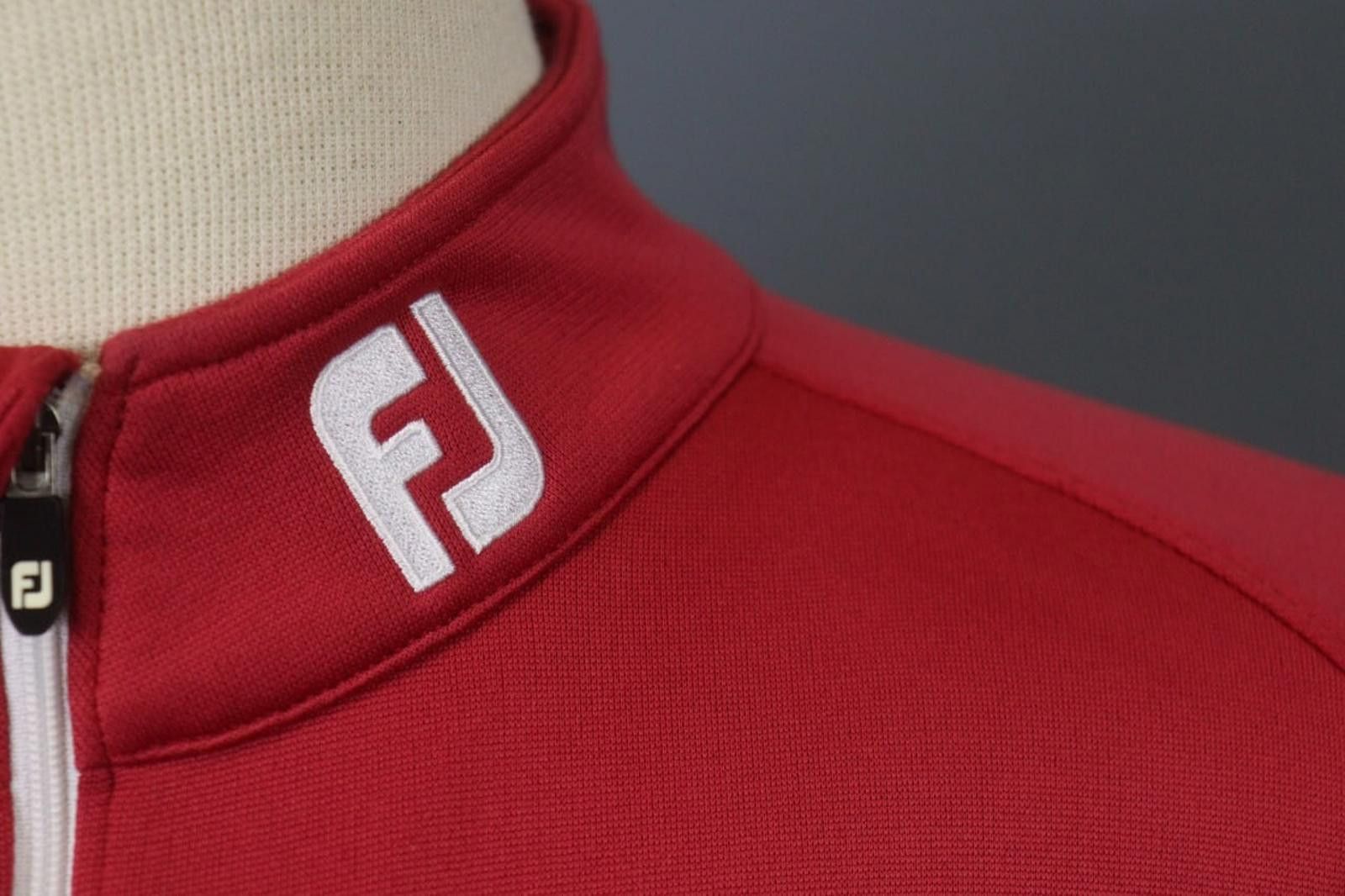 Fjallraven FJ Red Mock Neck Athletic Fit Quarter Zip Sweatshirt Size XL Size US XL / EU 56 / 4 - 6 Thumbnail