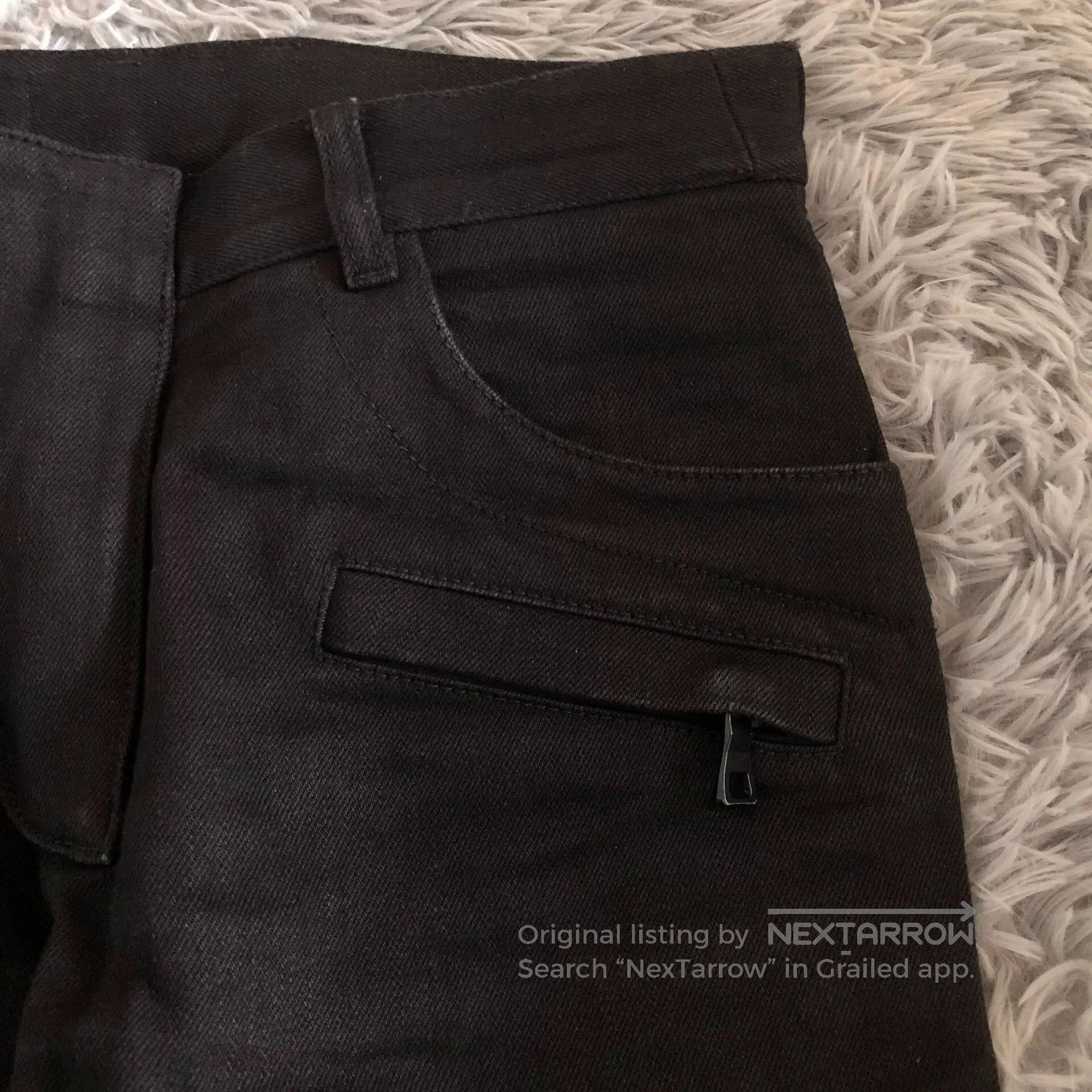 Balmain Balmain Leather Patch Moto Jeans. Size US 28 / EU 44 - 4 Thumbnail