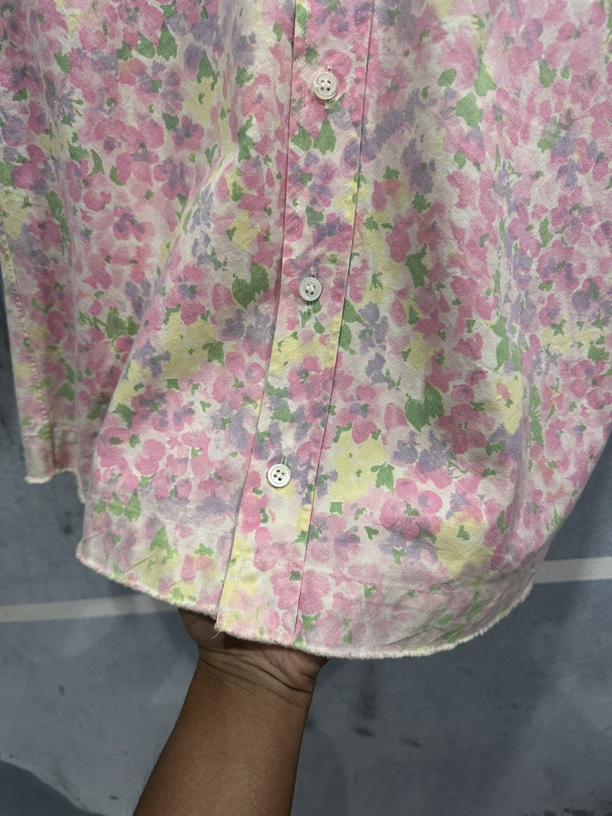 Tricot Comme des Garcons Tricot Comme des Garcons AD2000 Floral Shirt Size M / US 6-8 / IT 42-44 - 5 Thumbnail