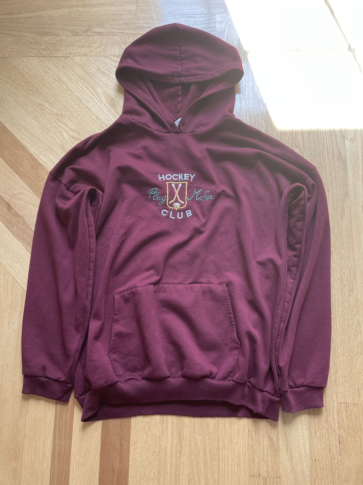 NHL VTG 60-70s Hockey Play Maker Club Embroidered Hoodie Medium Size US M / EU 48-50 / 2 - 1 Thumbnail