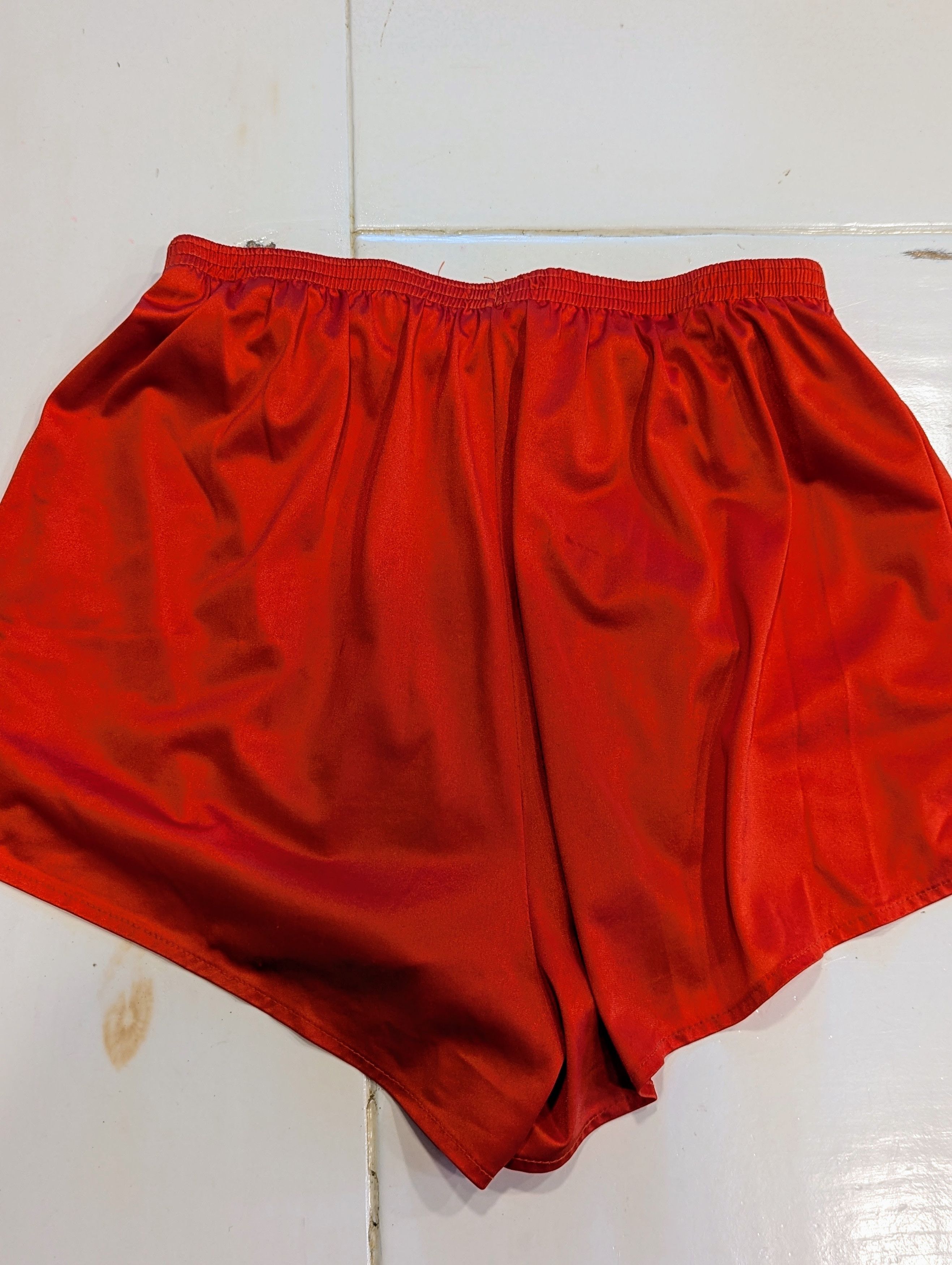 Nike Vintage 80s Nike Orange Sprinter Shorts Made in USA Size M Size 27" / US 4 / IT 40 - 6 Thumbnail