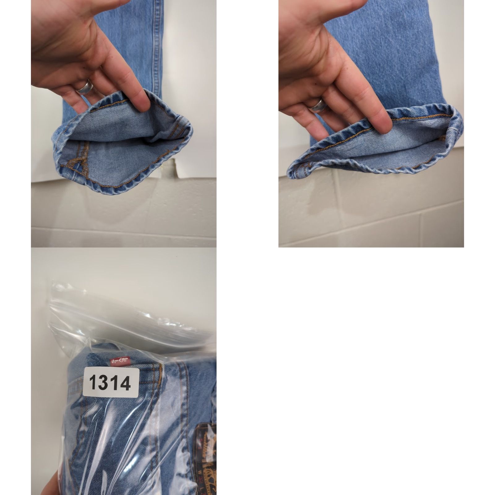 Vintage LEVIS BLACK LABEL 511 STRETCH DENIM BLUE JEANS MENS SIZE 32X32 BIG E Size US 32 / EU 48 - 10 Thumbnail