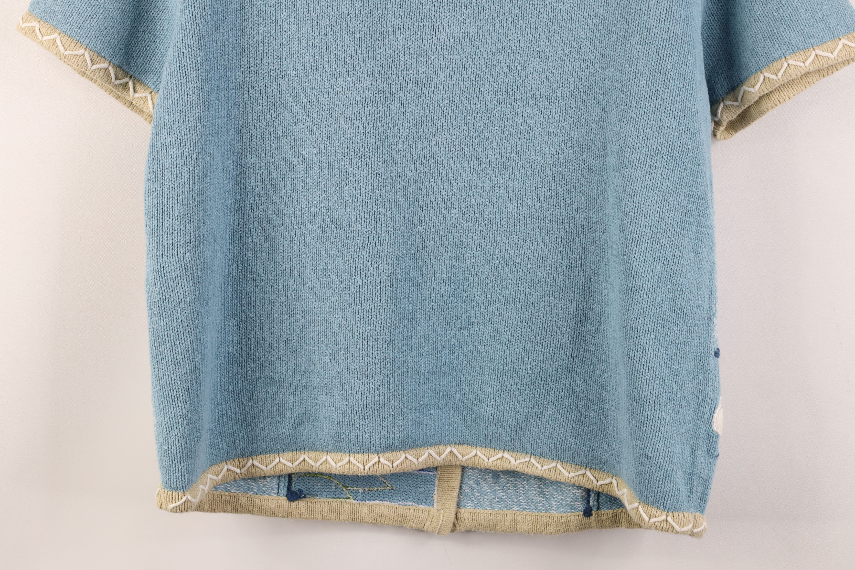 Vintage Vintage 90s Streetwear Lighthouse Sailboat Knit Sweater Size S / US 4 / IT 40 - 14 Thumbnail