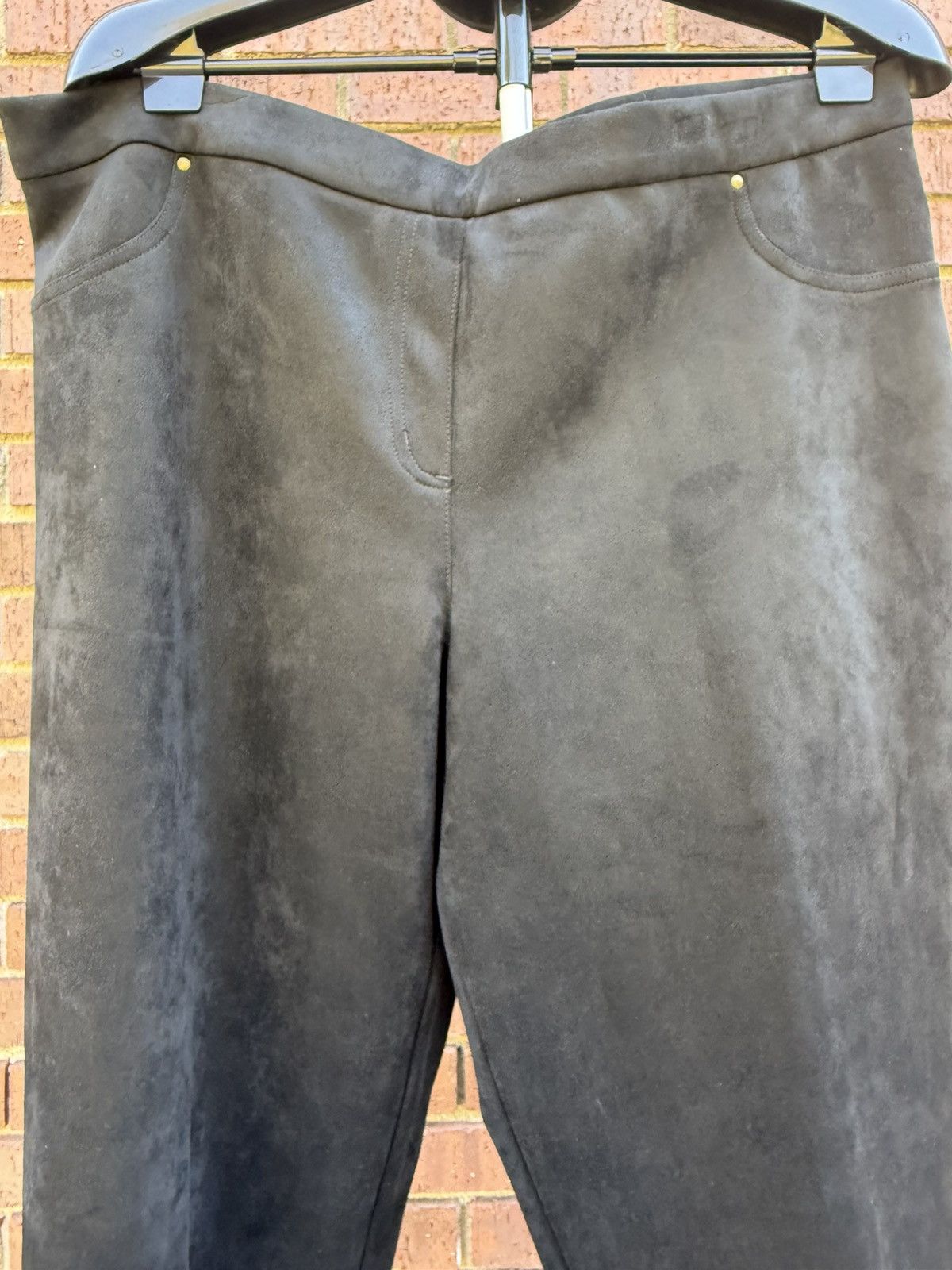 Other Ruby Rd. Wild Side Pull On Stretch Pants Plus Size 18 Black Size 40" / US 18 - 9 Thumbnail