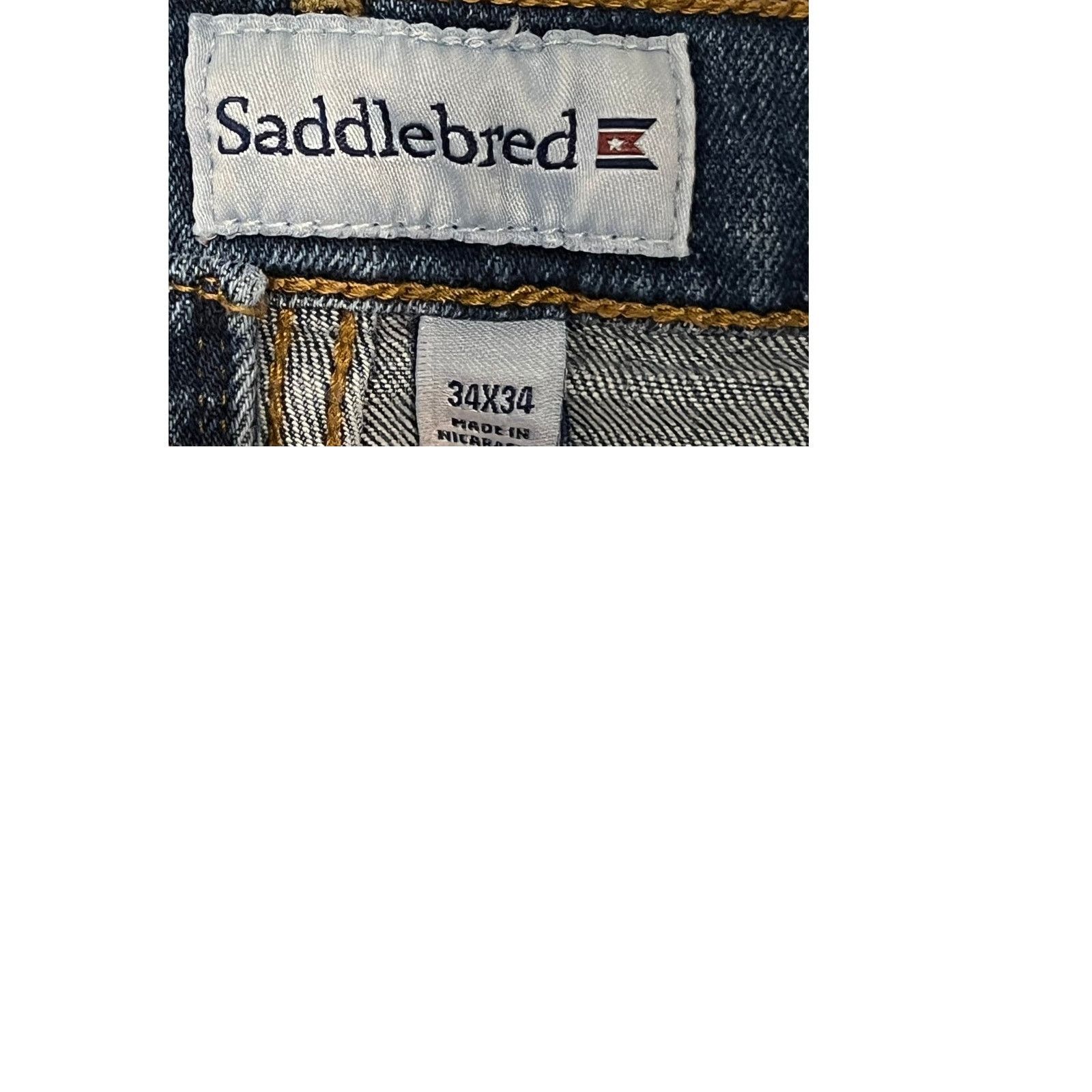 Saddlebred Saddlebred Straight Fit Jeans Men's 34x34 Size US 34 / EU 50 - 3 Thumbnail