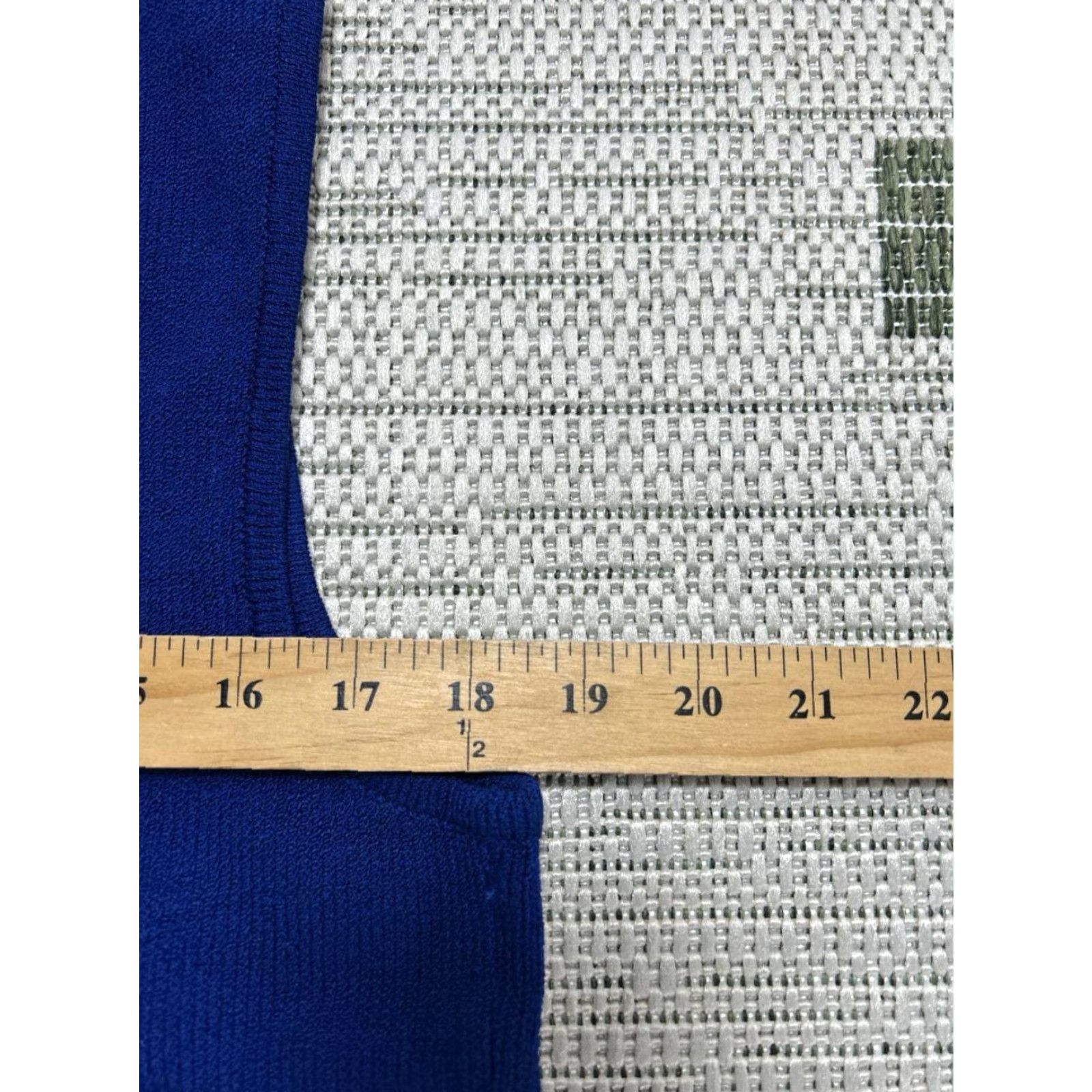 Vintage St John Sport Sweater Vest Women M Blue Wool Tight Knit Mock Neck Vest Shirt Sports 90s Womens Size M / US 6-8 / IT 42-44 - 5 Thumbnail