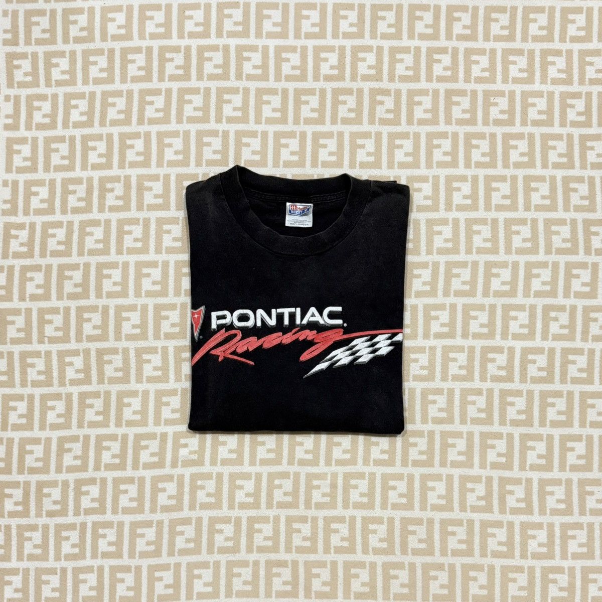 Vintage Vintage 90s Pontiac Racing Tee Size US L / EU 52-54 / 3 - 1 Thumbnail