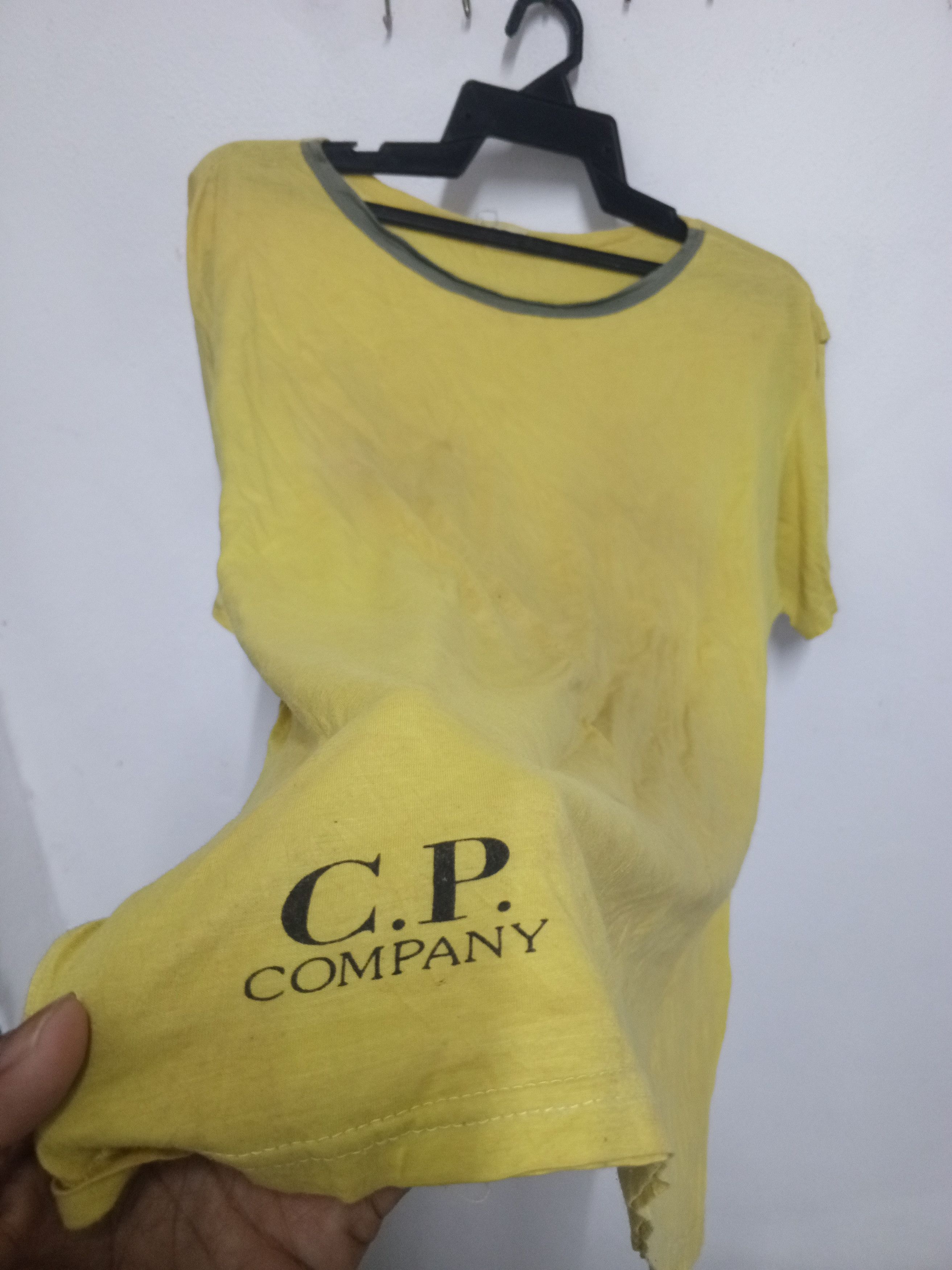 Massimo Osti Yellow c.p company by Massimo osti tshirt Size US L / EU 52-54 / 3 - 1 Thumbnail