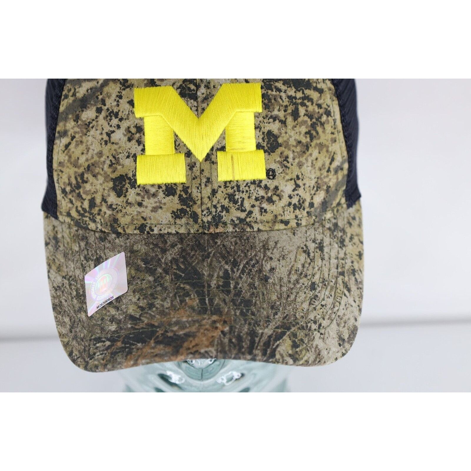 Vintage Deadstock Vintage Mossy Oak Camo University of Michigan Hat Size ONE SIZE - 2 Thumbnail