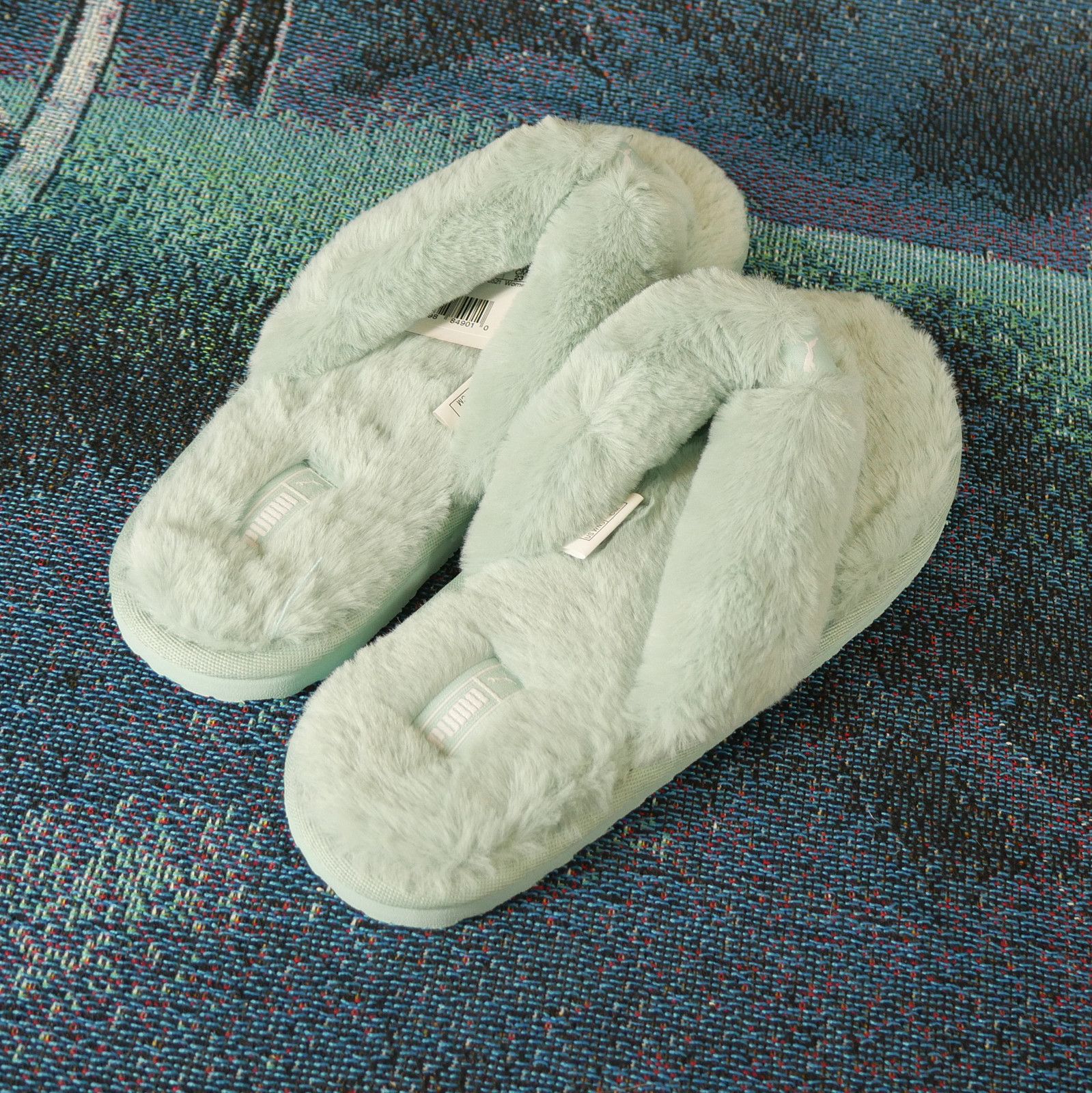 Puma Puma Fluff Faux Fur Flip Flops Size US 6 / IT 36 - 2 Thumbnail
