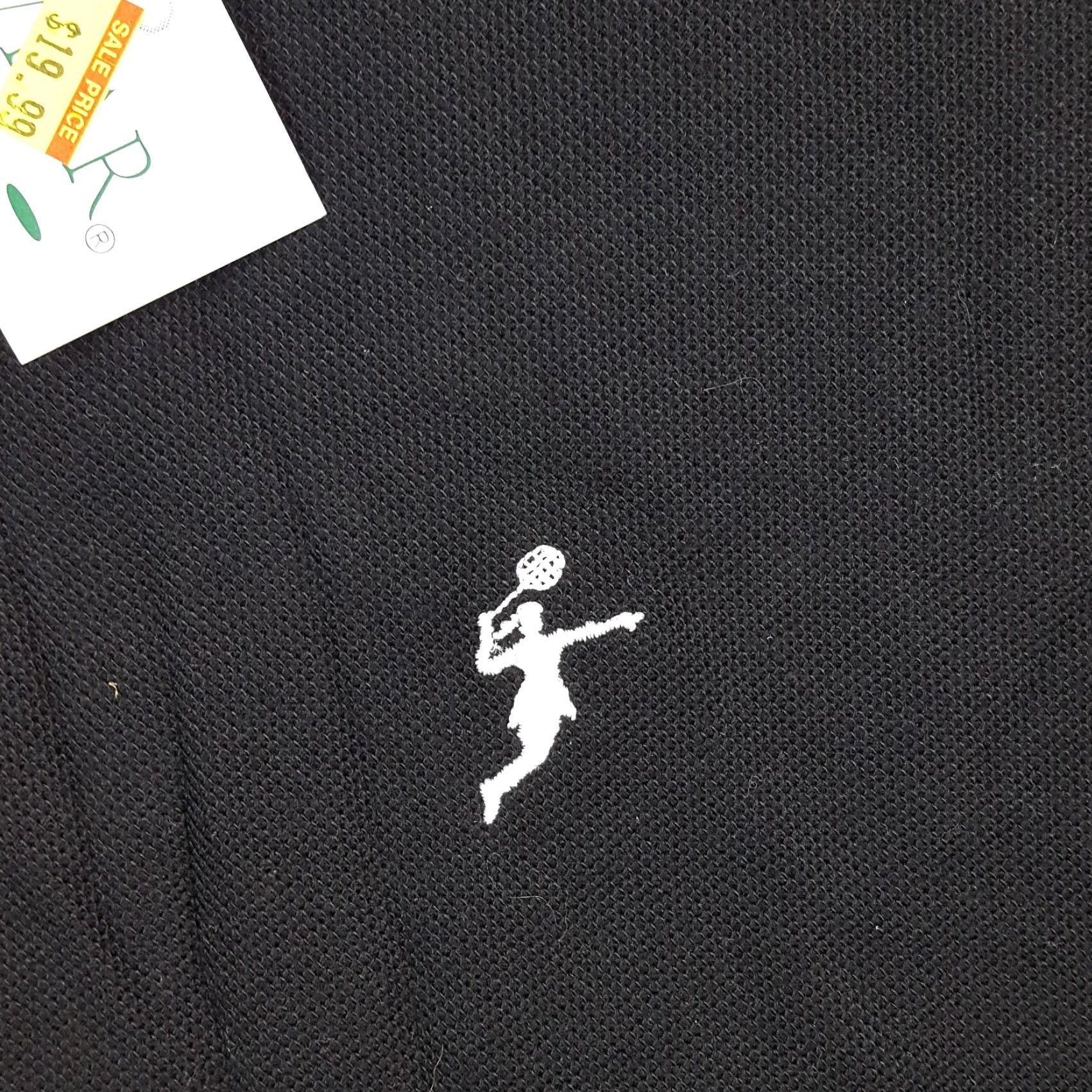Vintage VINTAGE Women's Cropped Polo Shirt Size Large Black 90s Tennis Golf Preppy Retro Athletic Logo Polo Size L / US 10 / IT 46 - 3 Thumbnail