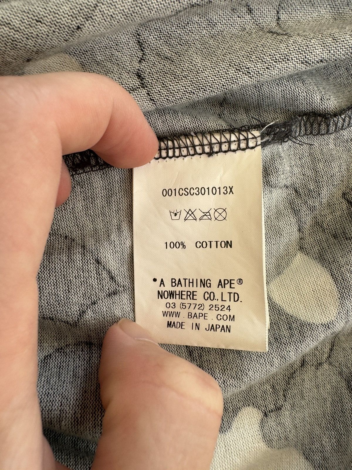 Bape Bape T-shirt Size US L / EU 52-54 / 3 - 5 Thumbnail
