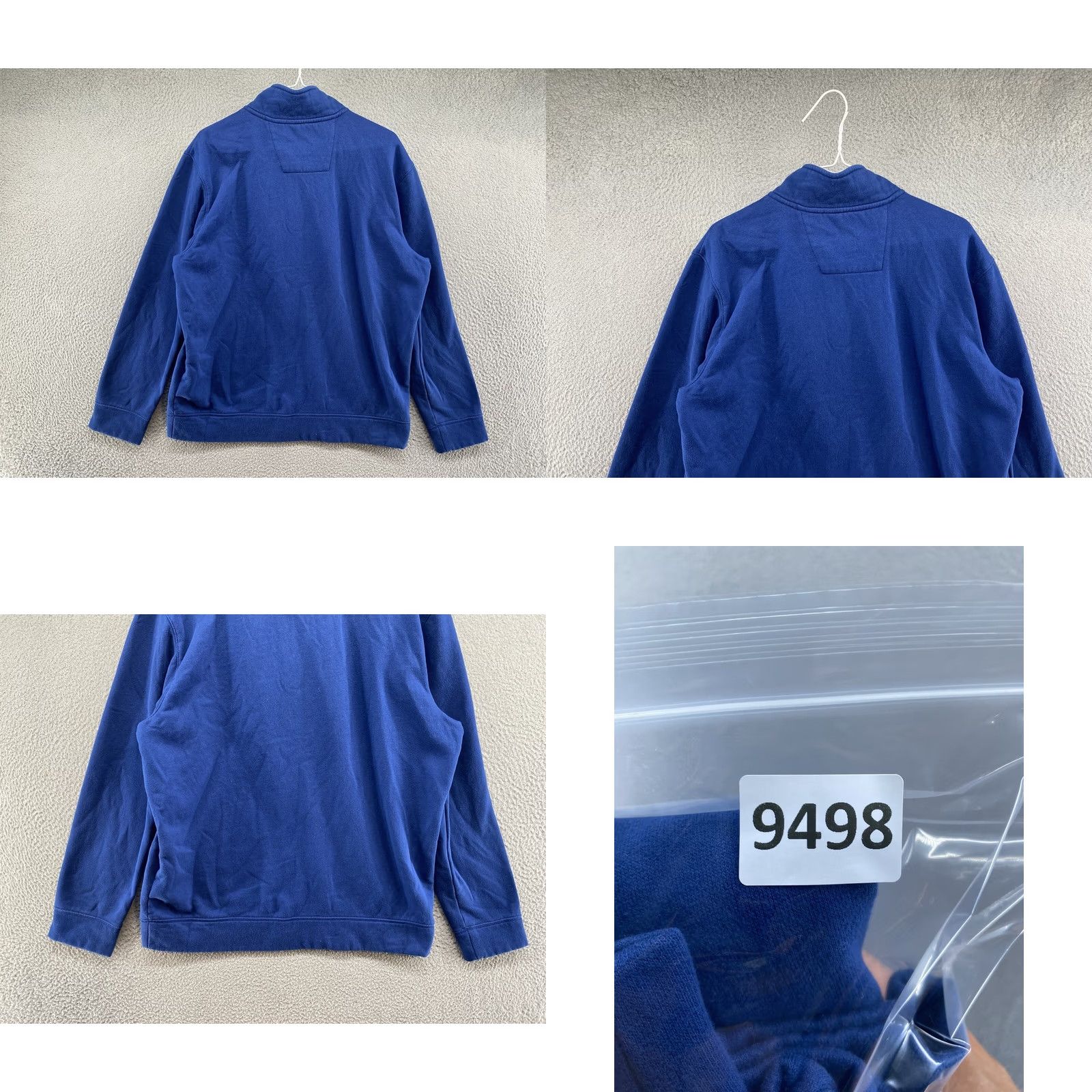 Nautica Nautica Men's 1/4 Zip Pullover Sweater Blue L Shirt Adults Mens Size L Size US L / EU 52-54 / 3 - 8 Thumbnail