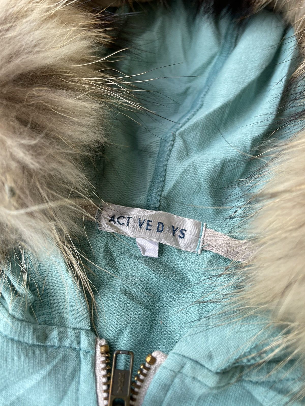 Hysteric Glamour × If Six Was Nine × Le Grande Bleu (L.G.B.) Japanese Brand Active Days Poem Faux Fur Hoodie LGB Style Size US M / EU 48-50 / 2 - 10 Thumbnail