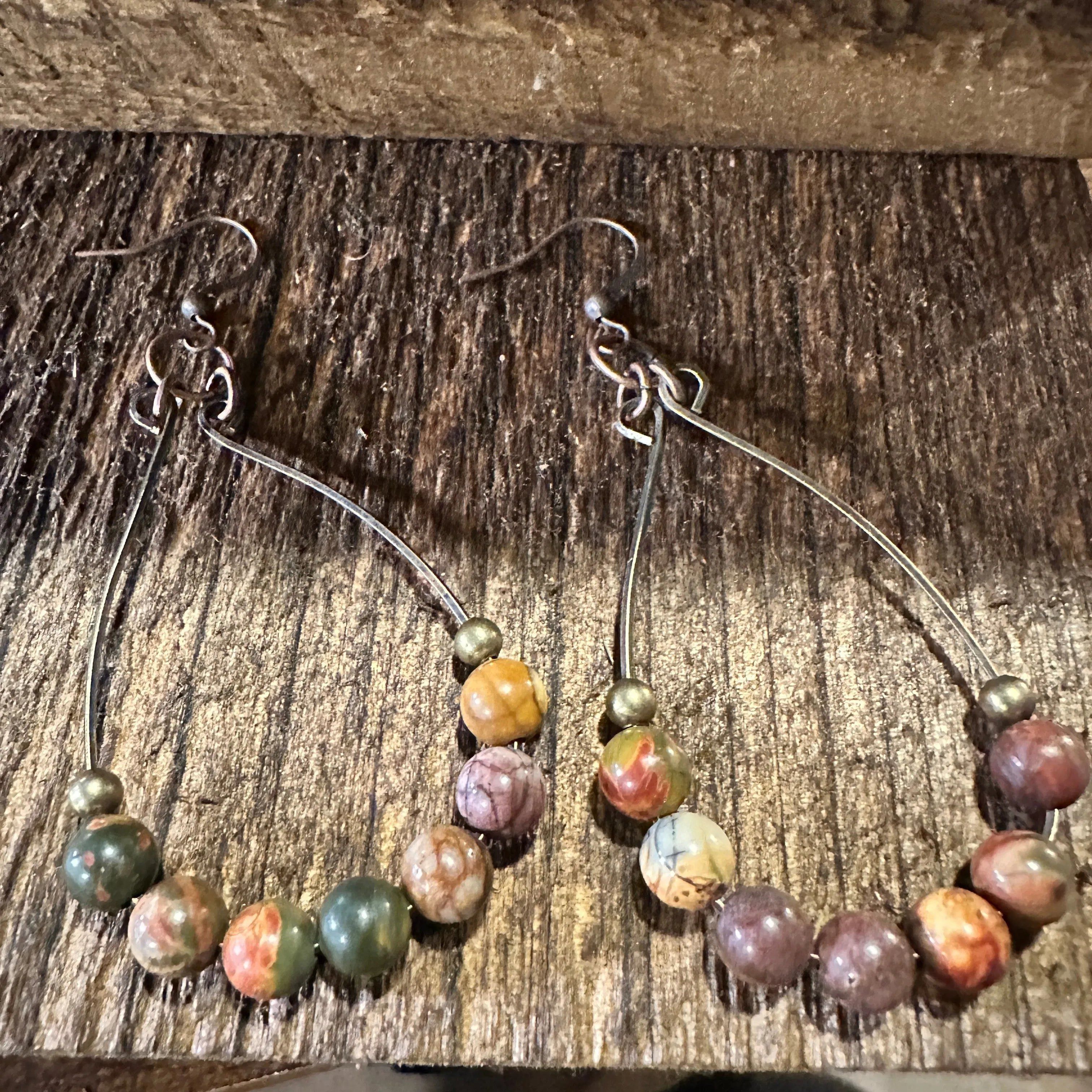 Other Handmade Western Hippie Copper Wire Colorful Wooden Beads Dr Size ONE SIZE - 9 Thumbnail