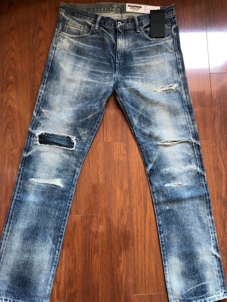 Neighborhood NEIGHBORHOOD SAVAGE 19aw Denim Jeans Size US 31 - 1 Thumbnail