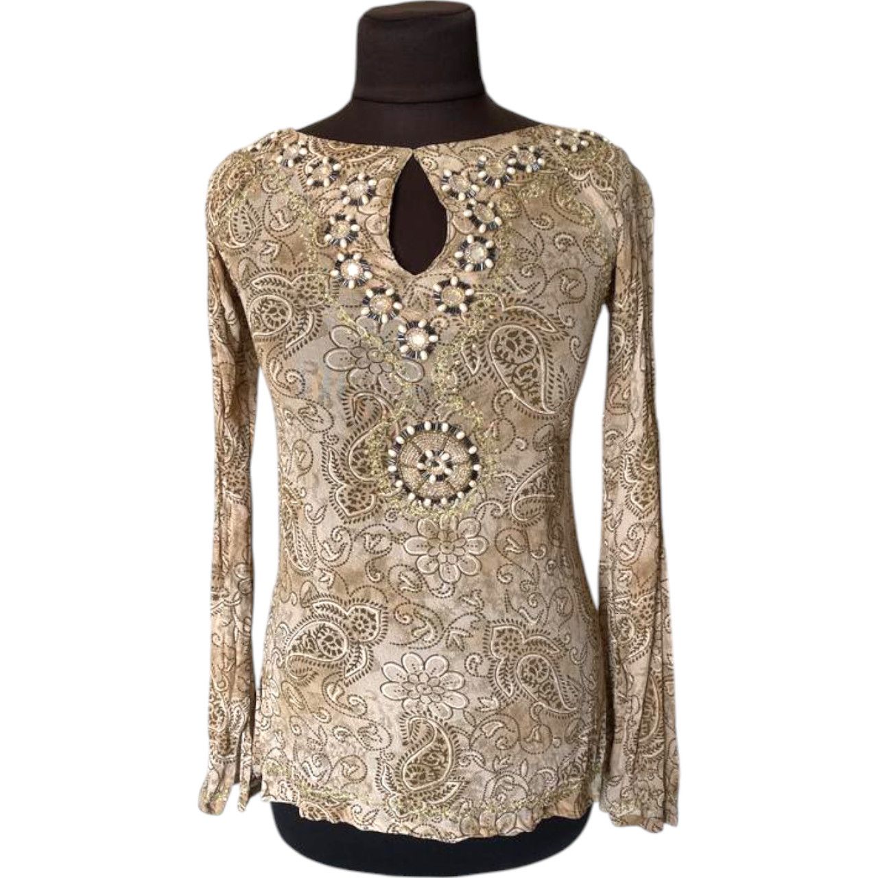 Other Boho blouse sz M viscose avant-premiere Size M / US 6-8 / IT 42-44 - 1 Thumbnail